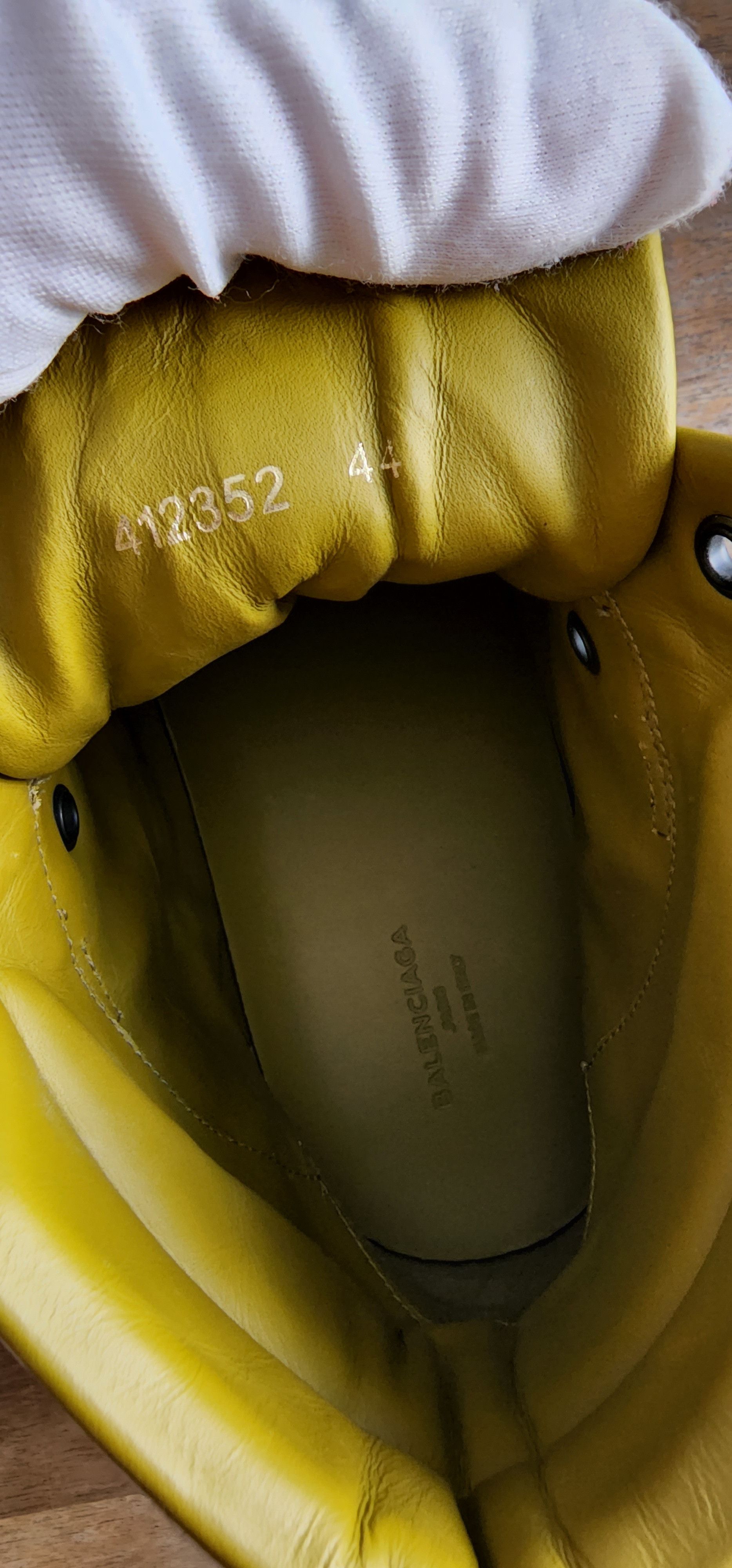 Balenciaga BALENCIAGA Arena crackled cork effect high sneakers 11 44 Size US 11 / EU 44 - 7 Thumbnail