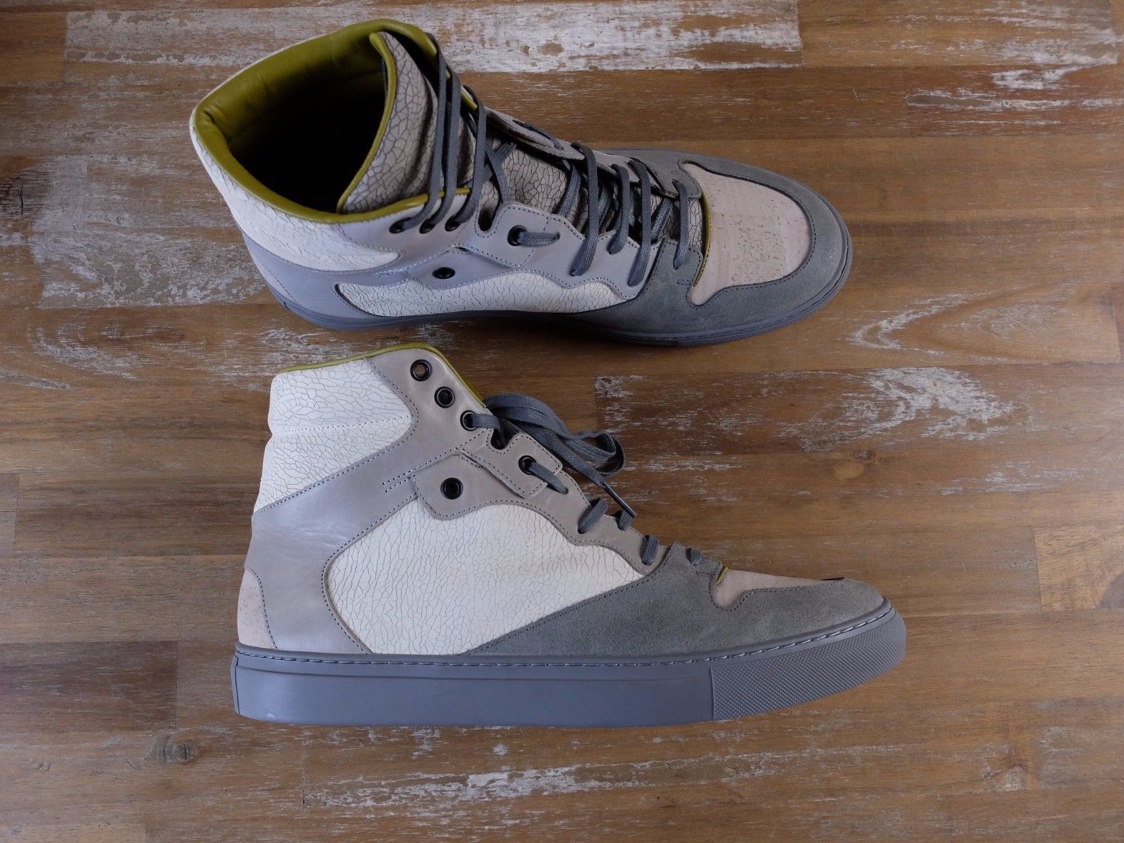 Balenciaga BALENCIAGA Arena crackled cork effect high sneakers 11 44 Size US 11 / EU 44 - 1 Thumbnail