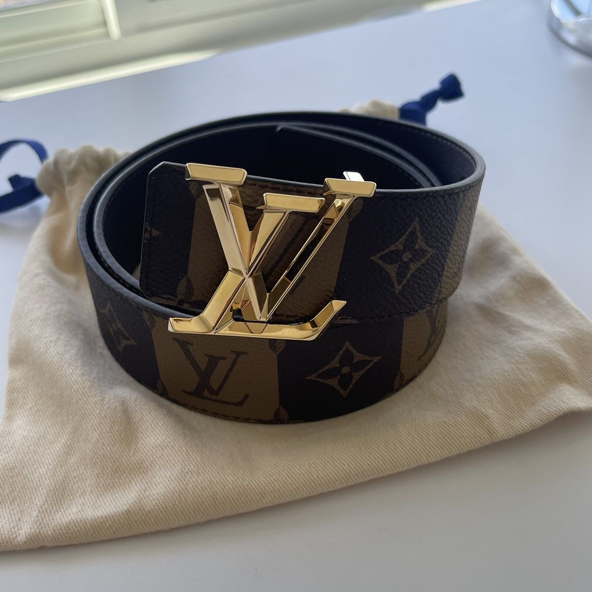 Louis Vuitton x Nigo Pyramide Stripes Belt size 85