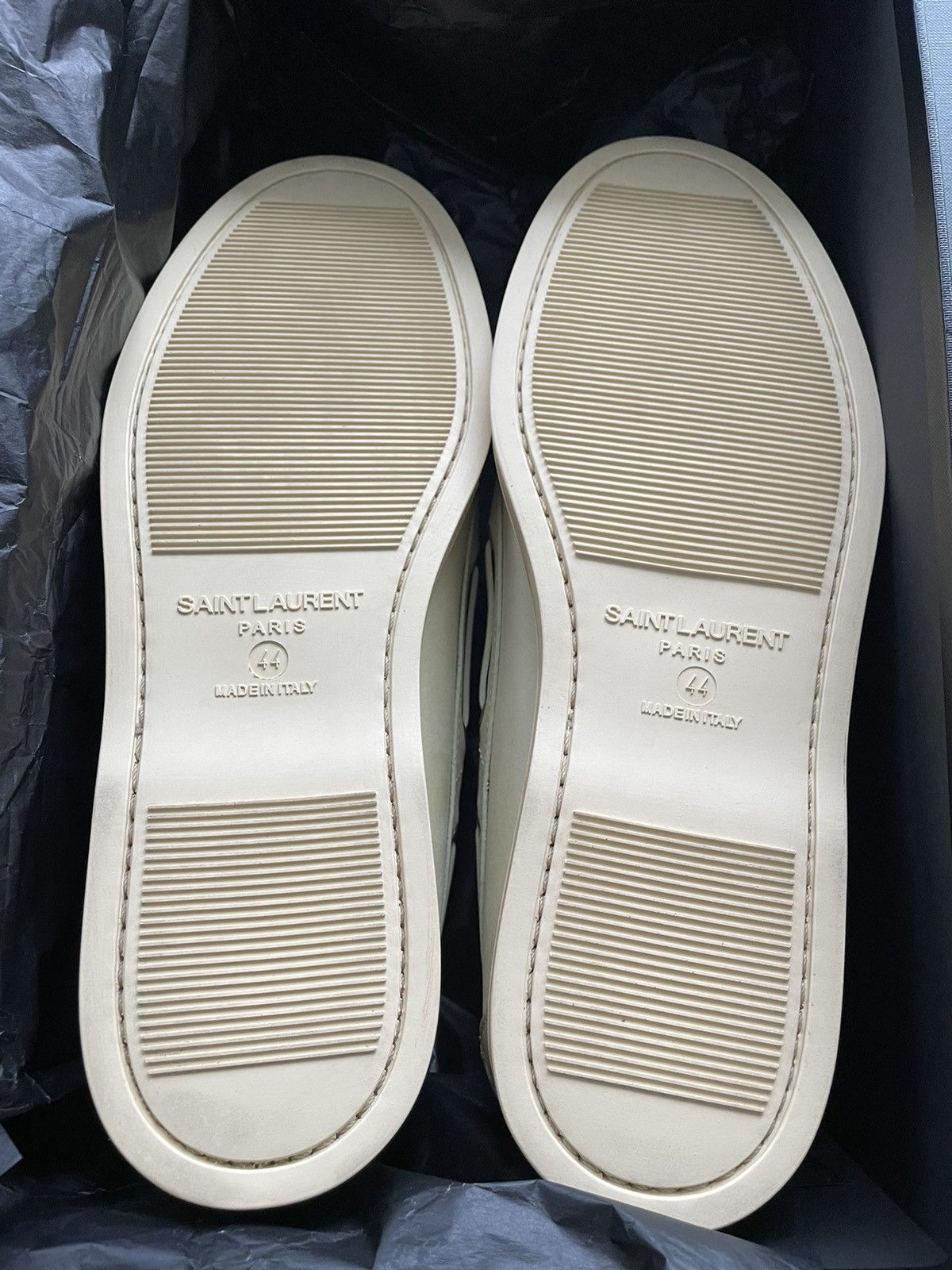 Hedi Slimane × Saint Laurent Paris × Yves Saint Laurent Runway Saint Laurent Leather Loafer Shoes Brand New Size US 11 / EU 44 - 5 Thumbnail