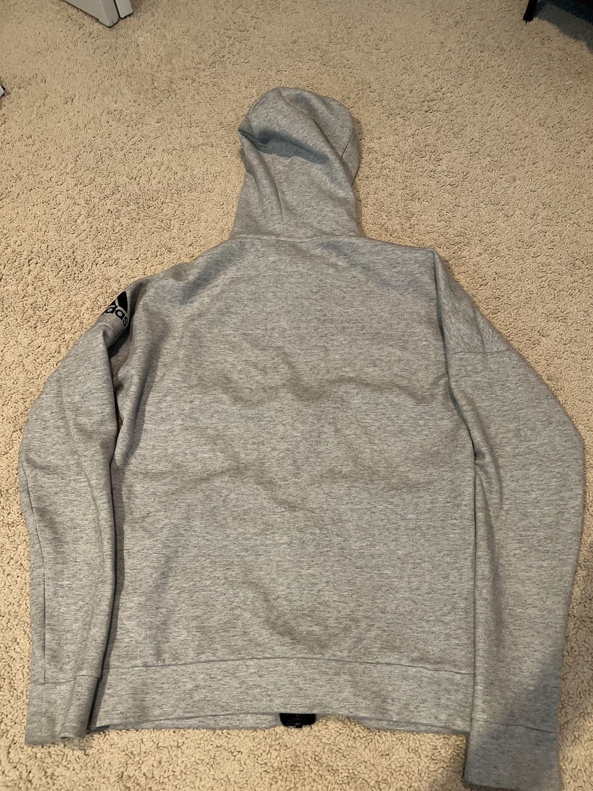 Adidas Adidas Grey Zip up hoodie Size US S / EU 44-46 / 1 - 2 Thumbnail