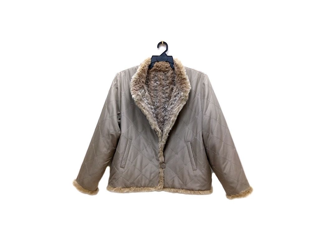 Balmain 🔥🔥🔥Reversible Balmain Paris Fur and Silk Jacket RARE Size US L / EU 52-54 / 3 - 6 Thumbnail