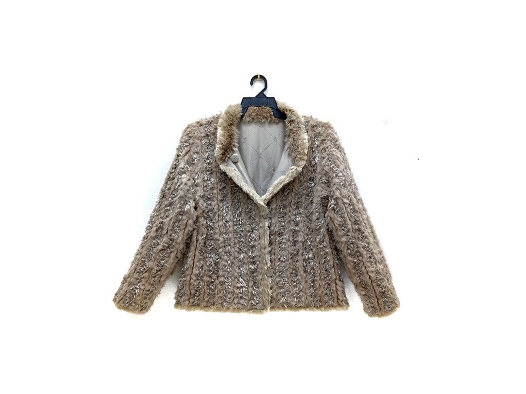 Balmain 🔥🔥🔥Reversible Balmain Paris Fur and Silk Jacket RARE Size US L / EU 52-54 / 3 - 3 Thumbnail