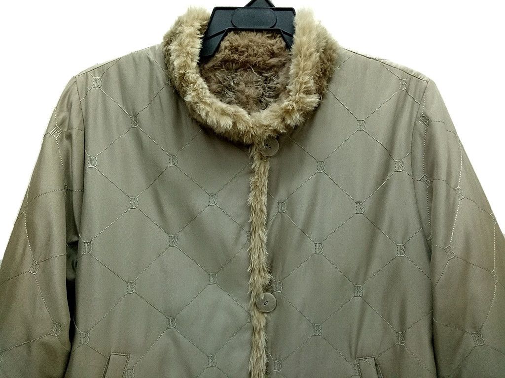 Balmain 🔥🔥🔥Reversible Balmain Paris Fur and Silk Jacket RARE Size US L / EU 52-54 / 3 - 8 Thumbnail