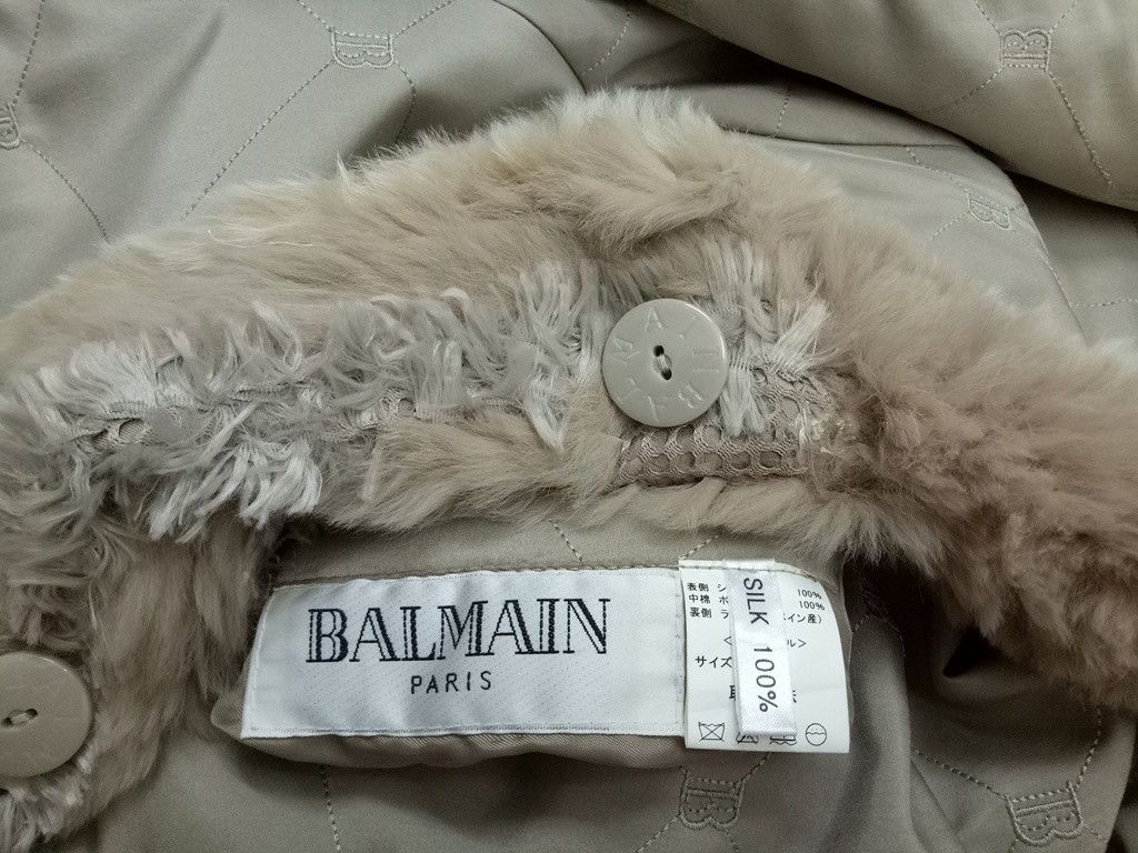 Balmain 🔥🔥🔥Reversible Balmain Paris Fur and Silk Jacket RARE Size US L / EU 52-54 / 3 - 15 Thumbnail