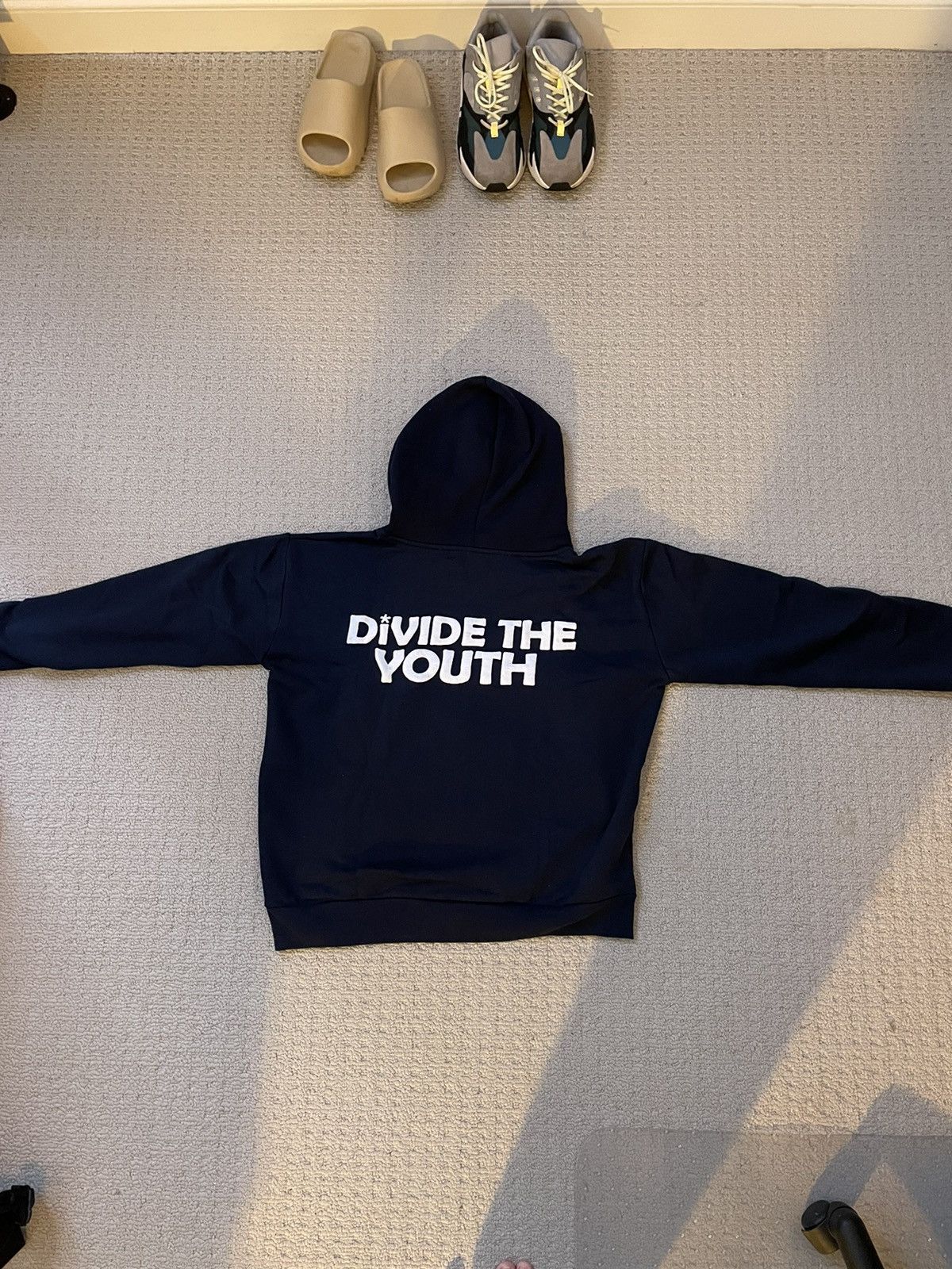 Streetwear Divide The Youth Navy Blue Zip Up Hoodie Size US L / EU 52-54 / 3 - 2 Preview