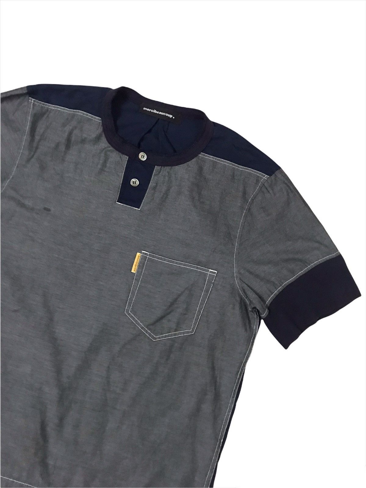 Issey Miyake × mercibeaucoup Vintage Issey Miyake Mercibeaucoup Shirt Size US L / EU 52-54 / 3 - 2 Thumbnail