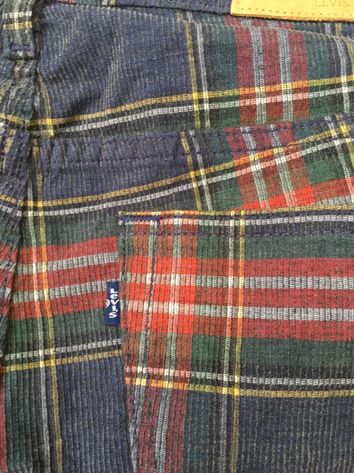 Levi's LEVIS Made & Crafted Checkered Tartan Skinny Denim Jeans Size US 27 - 7 Thumbnail