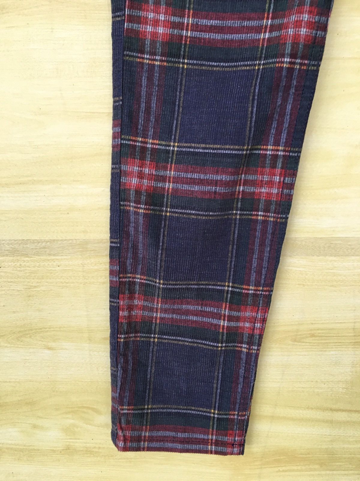 Levi's LEVIS Made & Crafted Checkered Tartan Skinny Denim Jeans Size US 27 - 3 Thumbnail