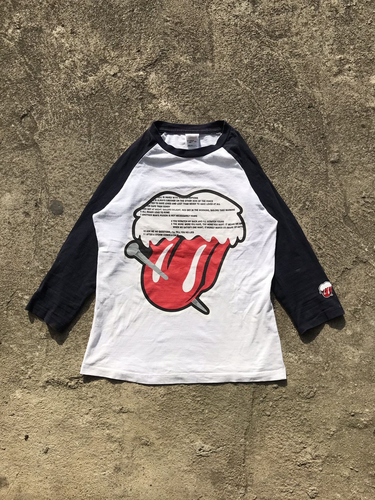 Anvil Vintage Enstains/Rolling Stone Raglan Shirt Size US M / EU 48-50 / 2 - 1 Thumbnail