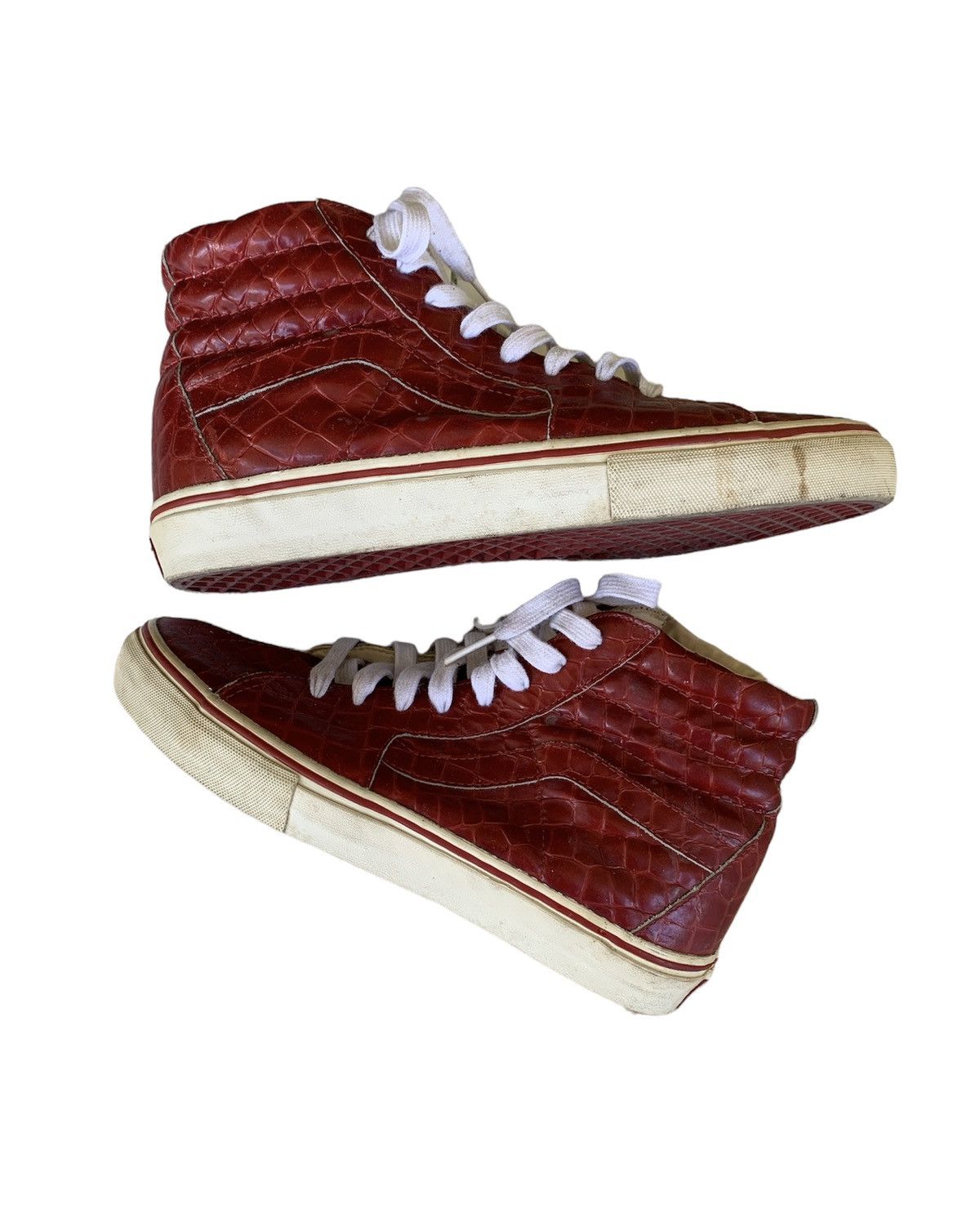 Vans Vault Sk8-Hi LX Croc Skin Fall 2009 RARE