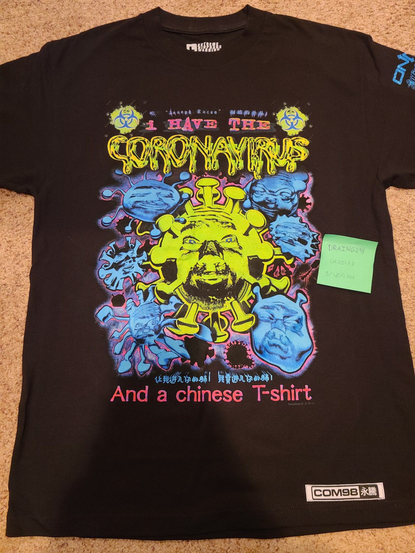 Streetwear Sam Hyde Coronavirus T-Shirt (MDE) | Grailed