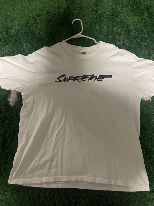 Supreme Supreme Futura Logo Tee / White - XL (FW20) | Grailed