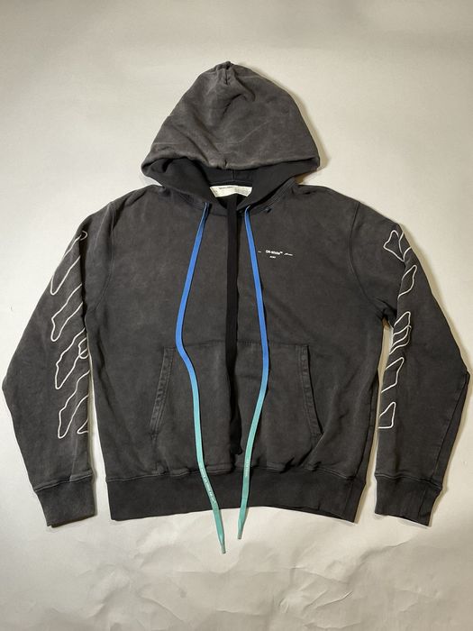 Off-White Off White FW19 Abstract Arrows Slim Hoodie XL Super Rare !! Size US XL / EU 56 / 4 - 2 Preview