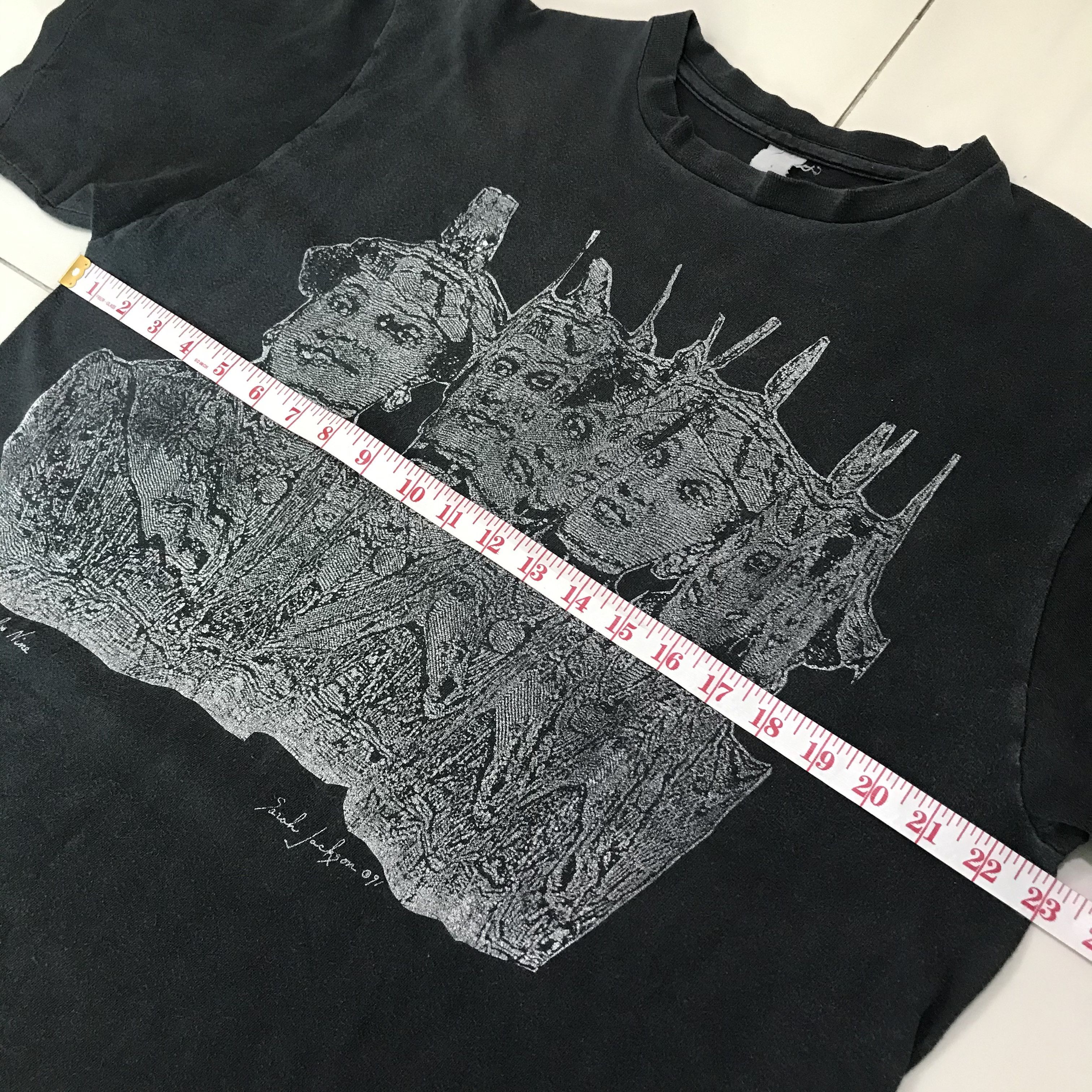 Vintage Vintage 90s 1991 Sarah Jackson works of art Tee Faded Size US XL / EU 56 / 4 - 8 Thumbnail