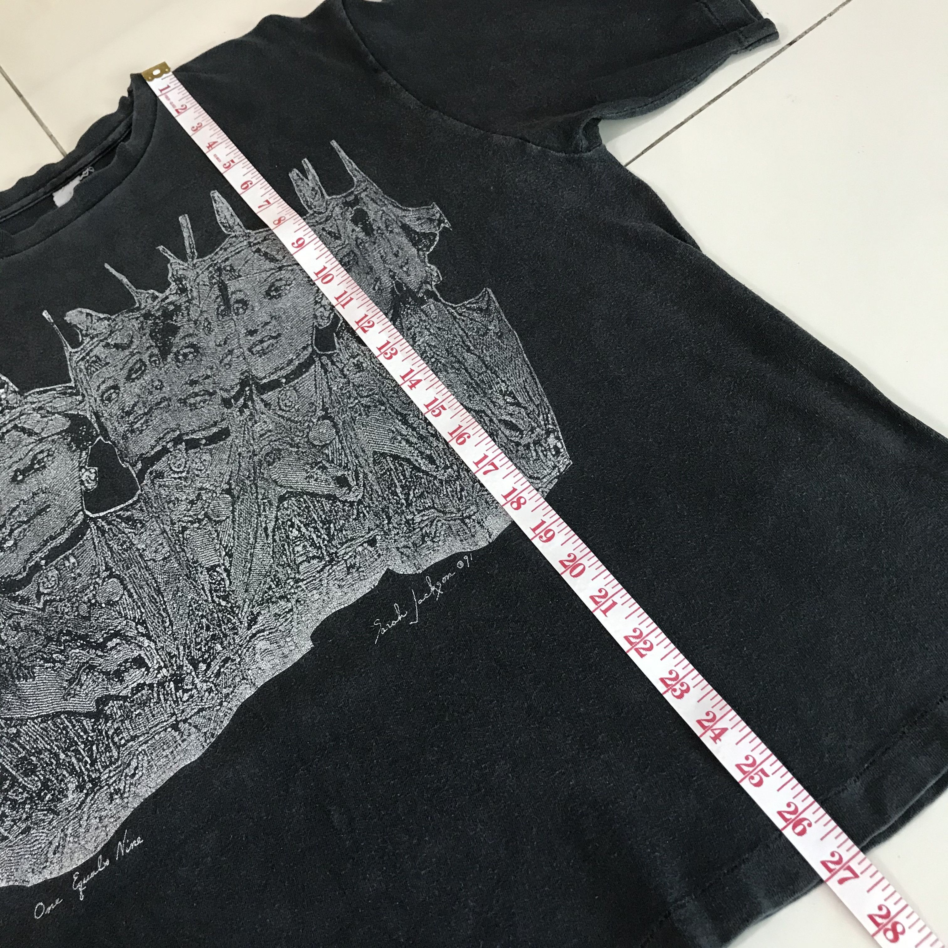 Vintage Vintage 90s 1991 Sarah Jackson works of art Tee Faded Size US XL / EU 56 / 4 - 9 Thumbnail