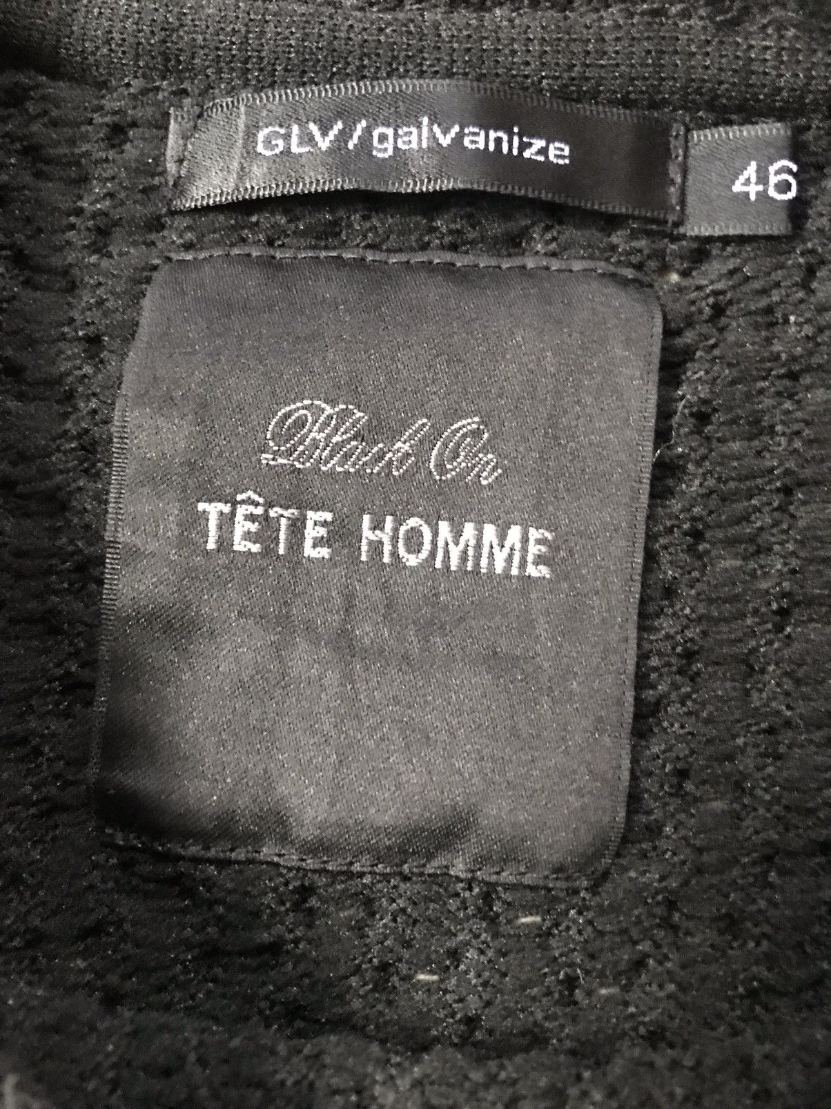 Issey Miyake × Tete Homme Vintage Tete Homme Galvanize Black Shirt Size US S / EU 44-46 / 1 - 4 Thumbnail
