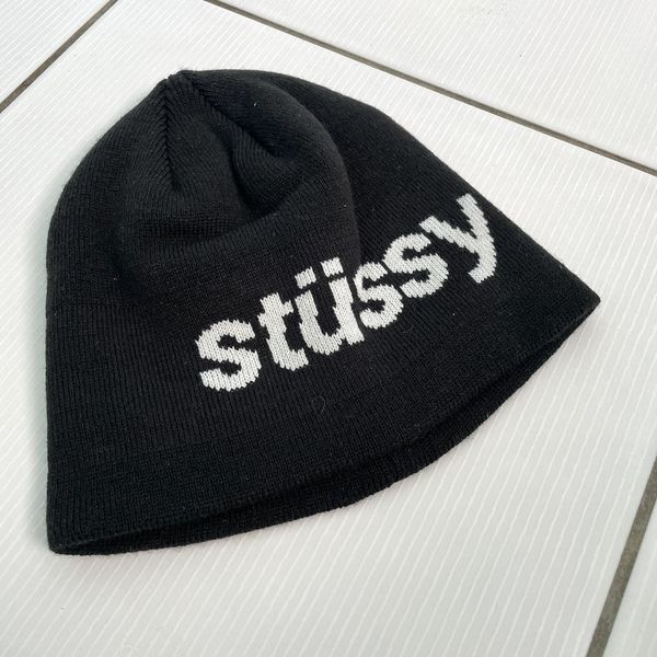 Stussy Stussy Helvetica Jacquard Beanie | Grailed