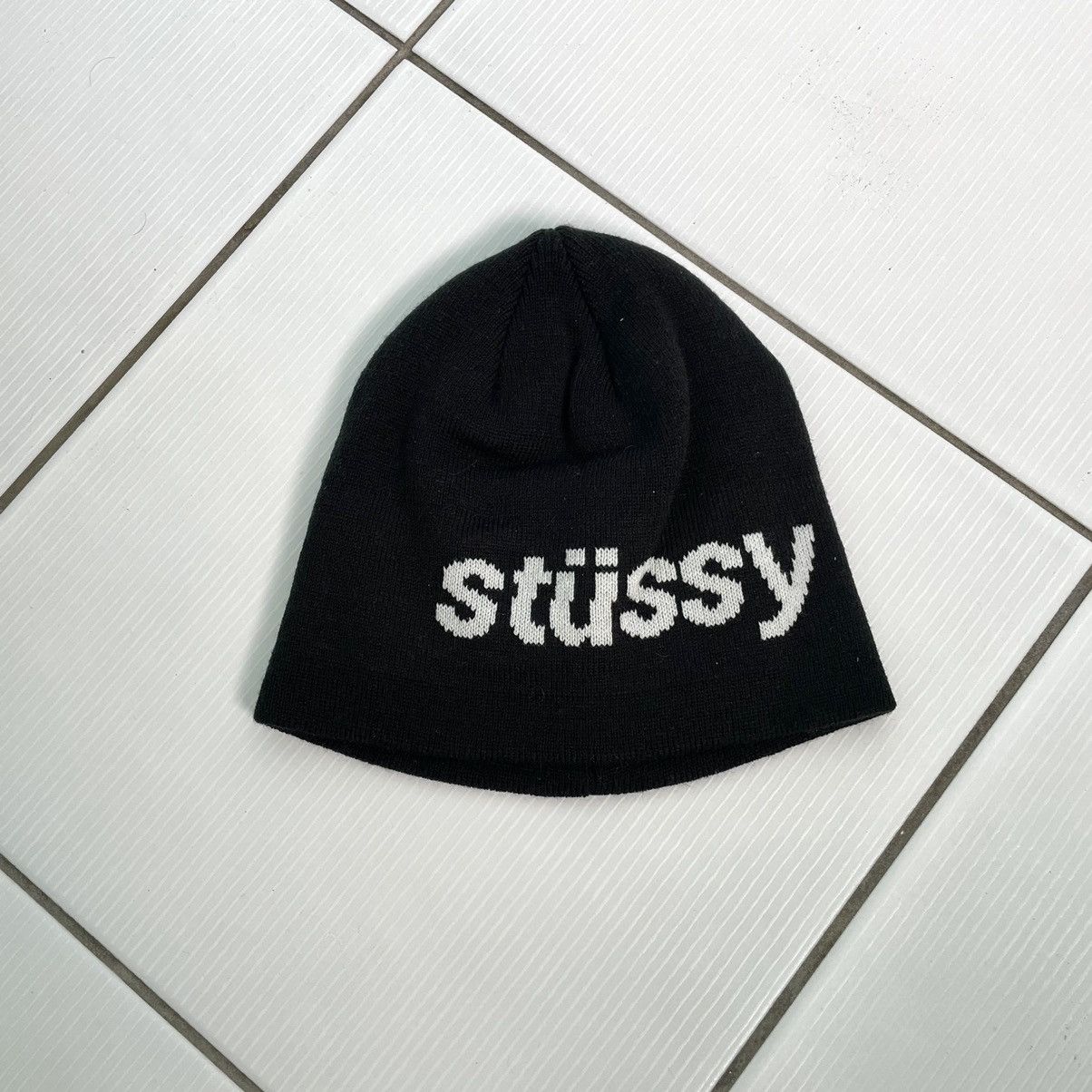 Stussy Stussy Helvetica Jacquard Beanie | Grailed