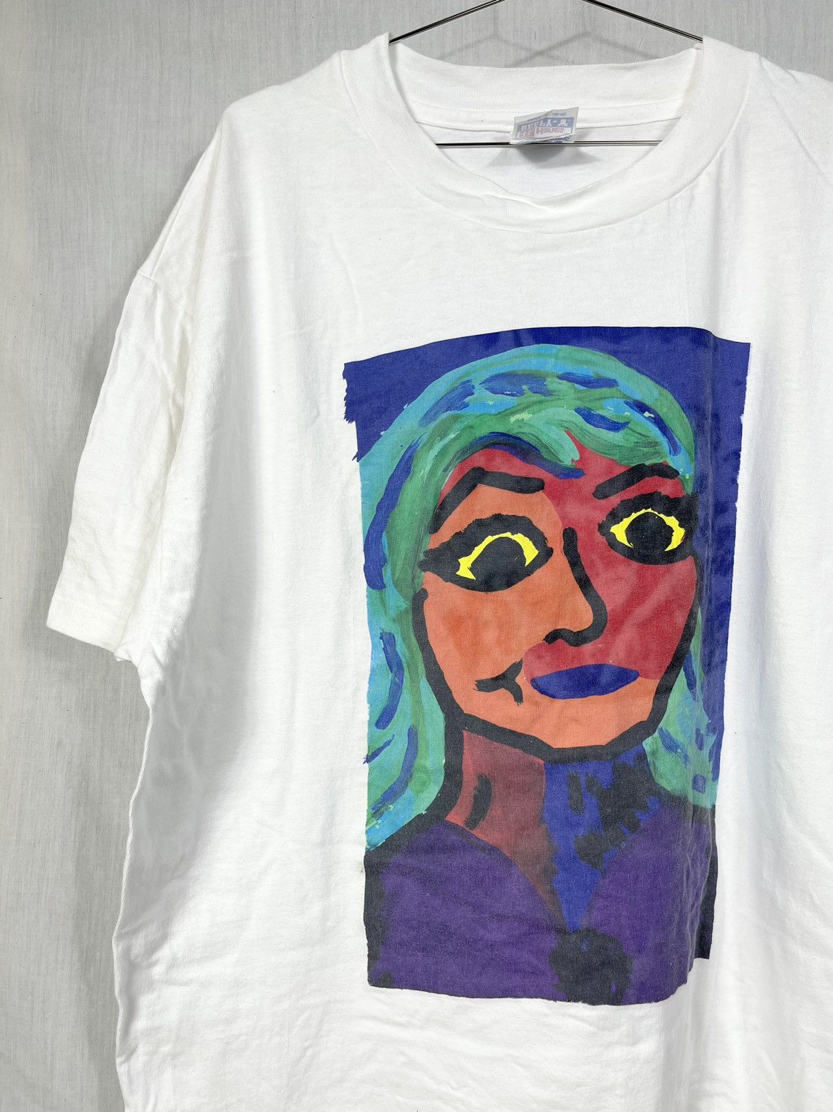 Vintage Vintage 90s Young at Art T-Shirt Size US XL / EU 56 / 4 - 2 Thumbnail