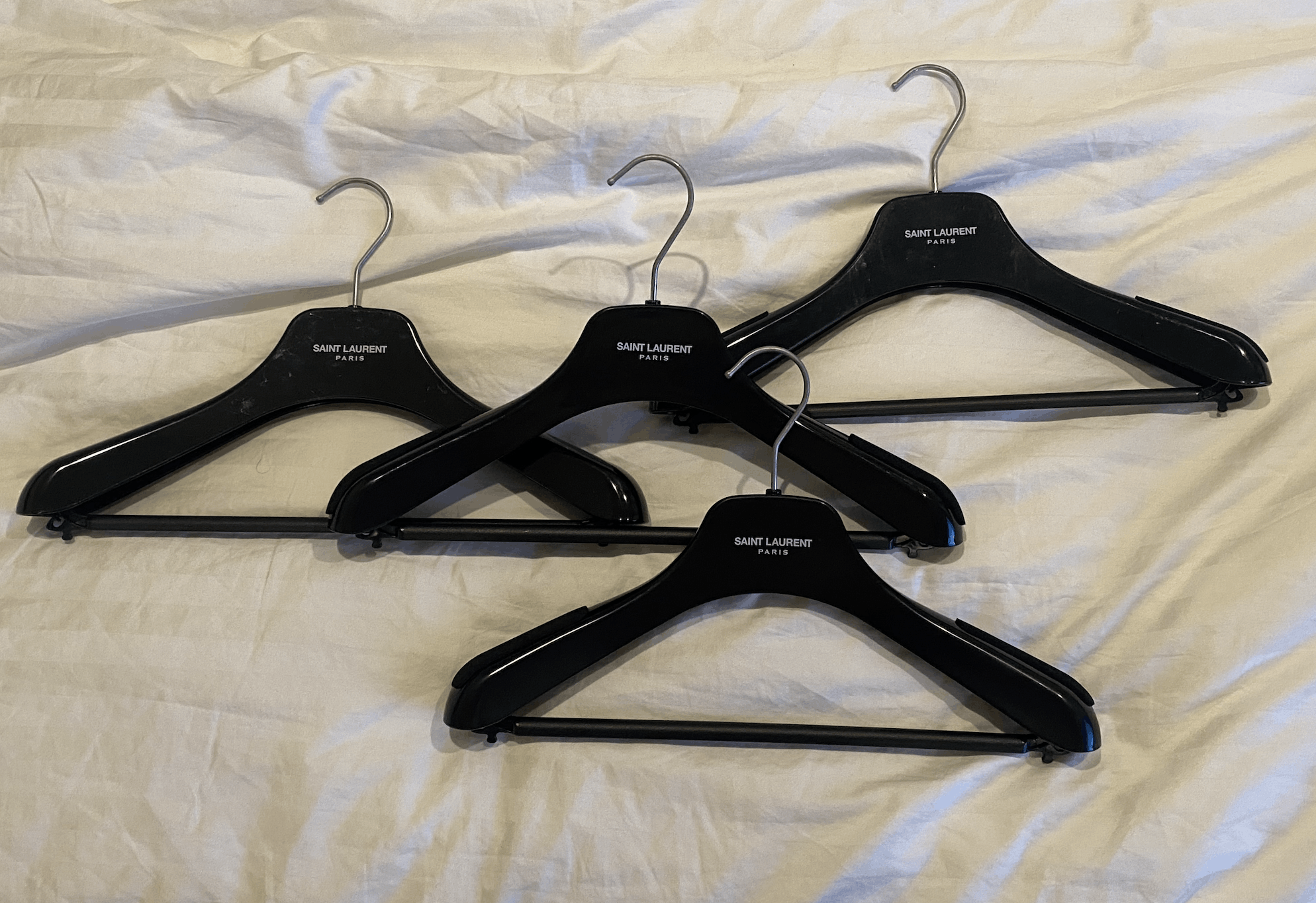 4 Saint hot Laurent Hangers