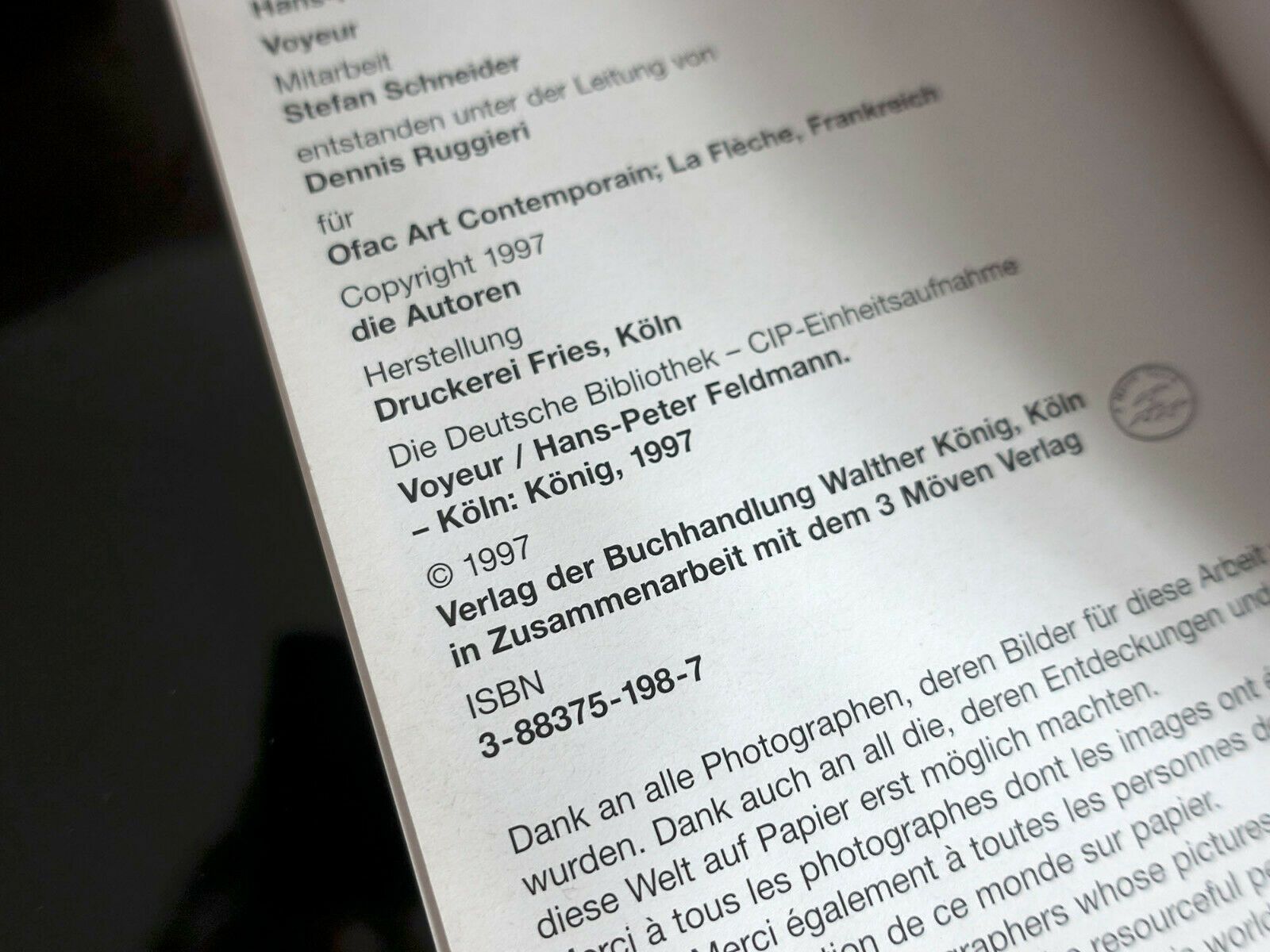Other VOYEUR by Hans-Peter Feldmann 2nd print run ART Size ONE SIZE - 7 Thumbnail