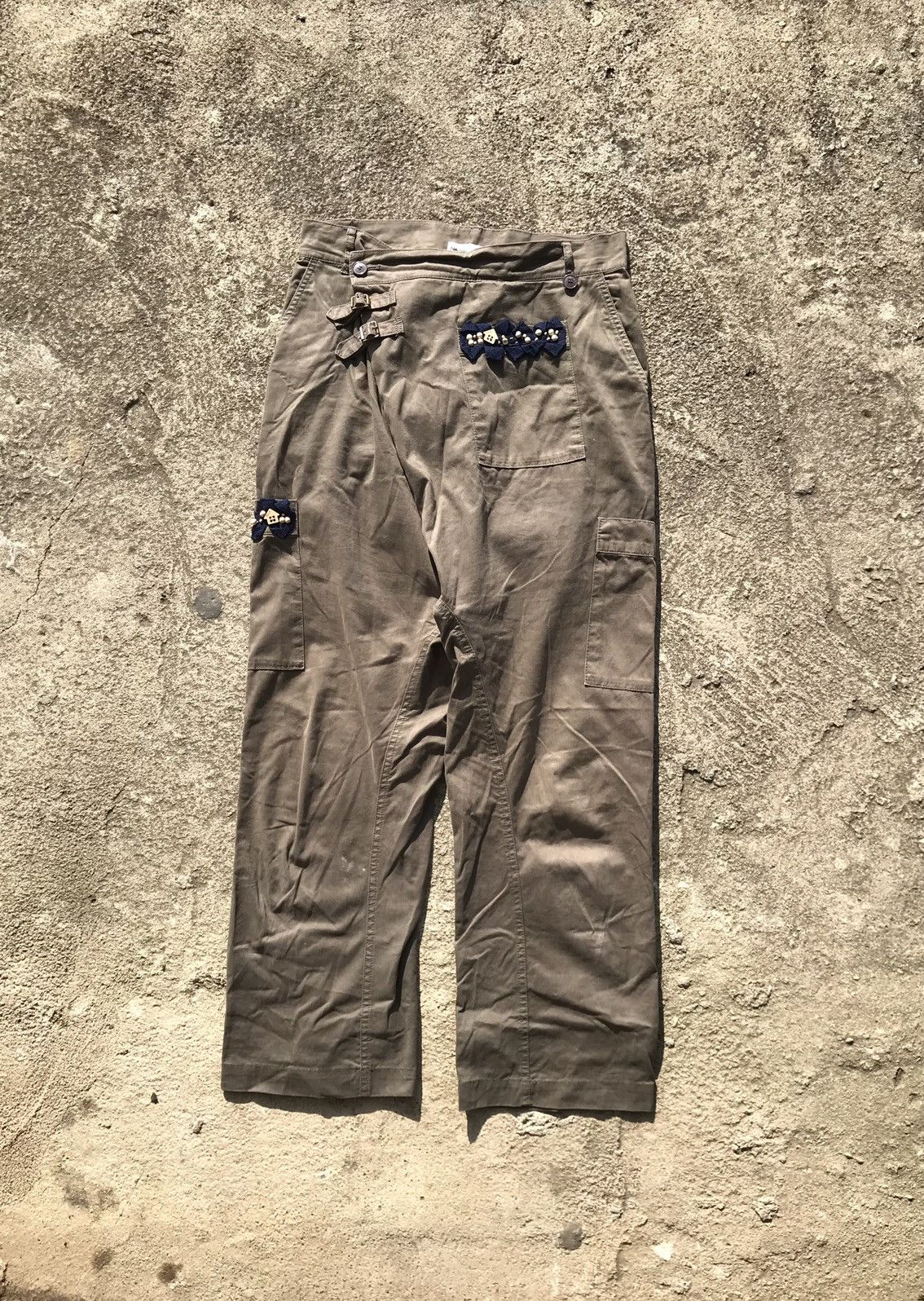 Issey Miyake × Ne-Net Nenet Issey Miyake Asymmetrical Pants Size US 32 / EU 48 - 1 Thumbnail