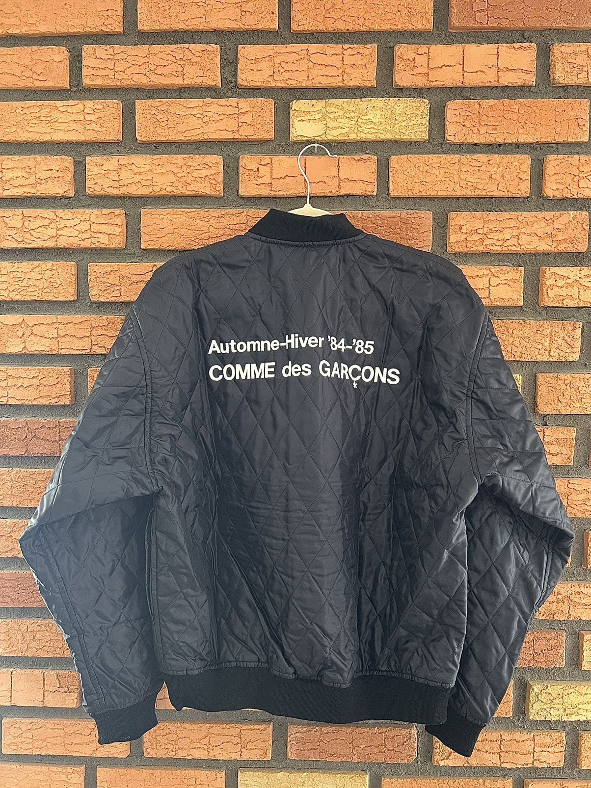 Comme des Garcons Staff Quilted Bomber Jacket Automne Hiver 84 85 Grailed