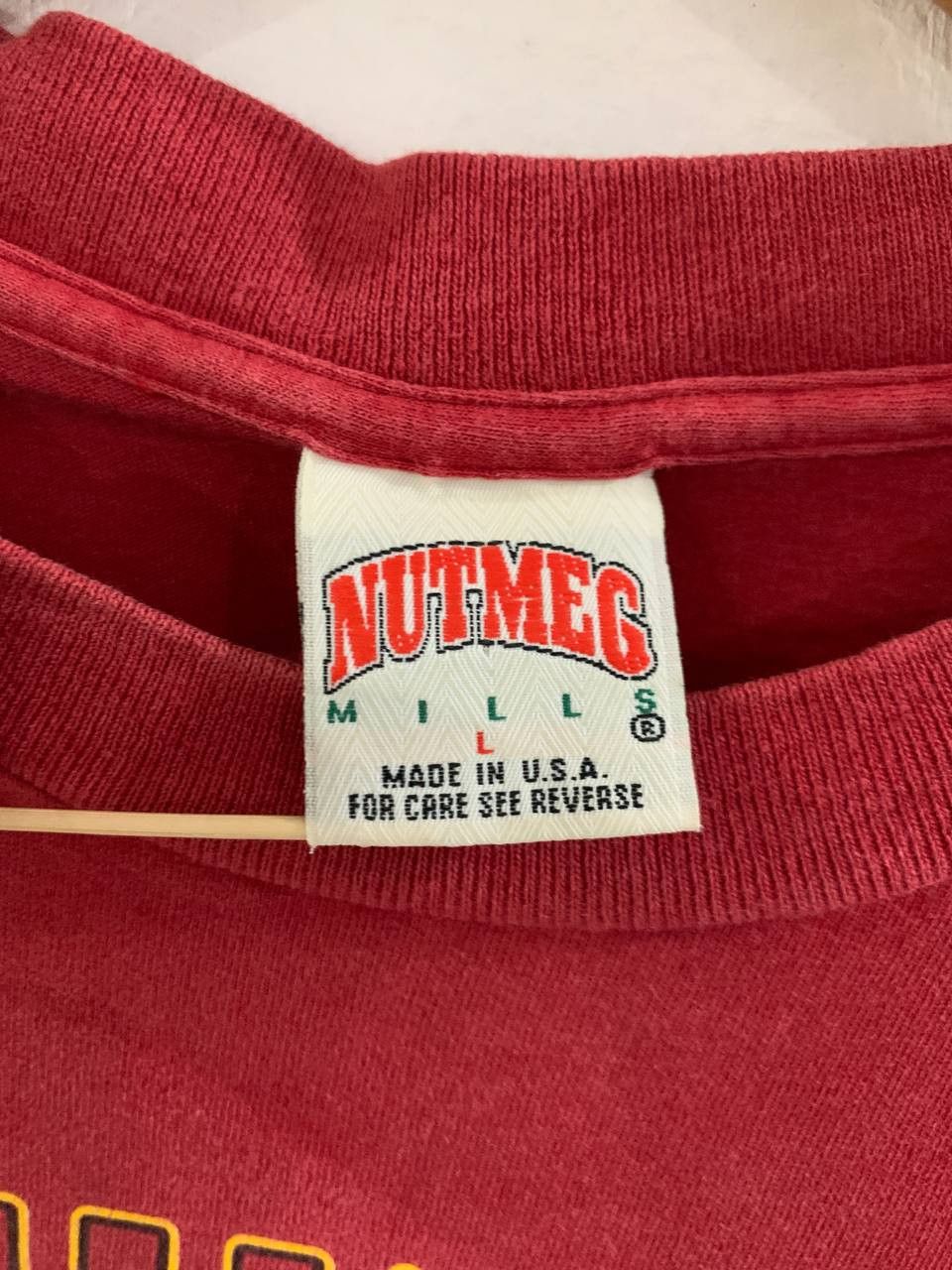 NFL Vintage 1990s Washington Redskins Nutmeg Tee Size US L / EU 52-54 / 3 - 3 Thumbnail