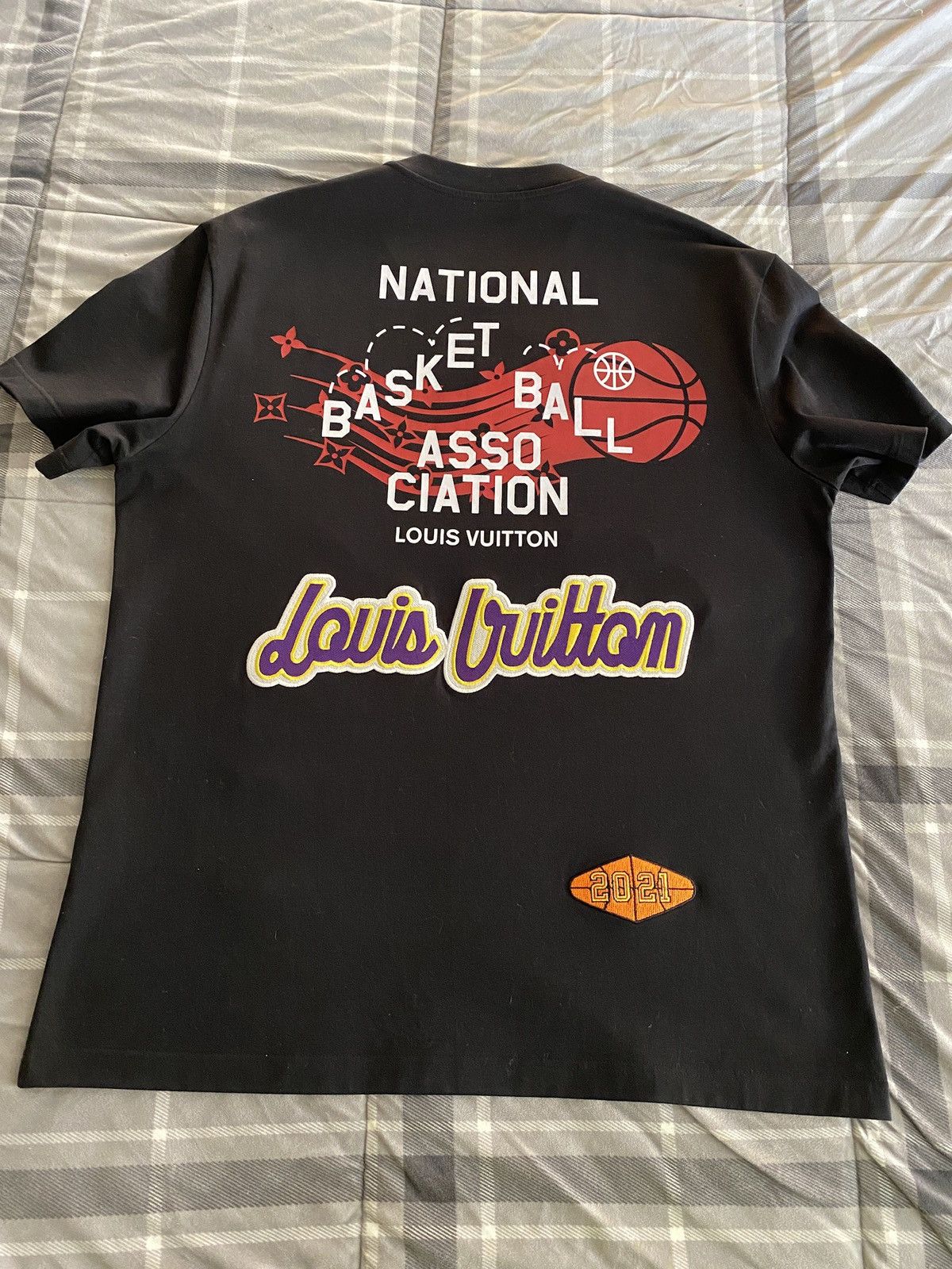 Louis Vuitton LVXNBA MULTI-LOGO T-SHIRT | Grailed