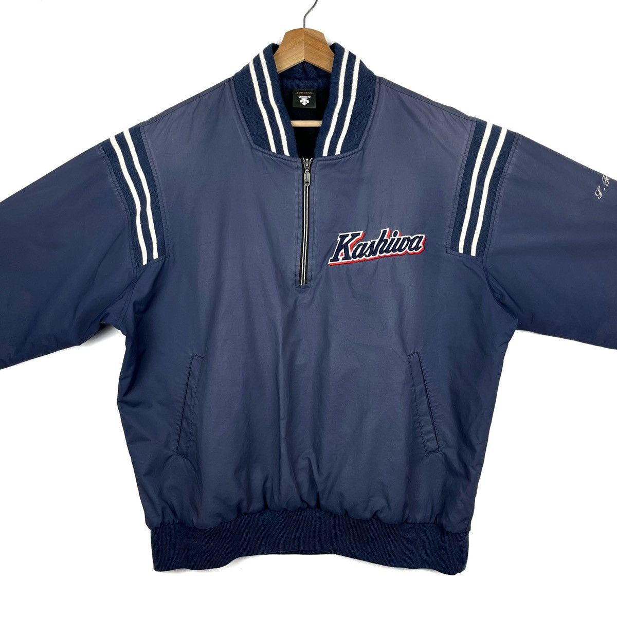 Descente × Vintage Vintage 90s Descente Windbreaker Jacket Size US L / EU 52-54 / 3 - 2 Thumbnail