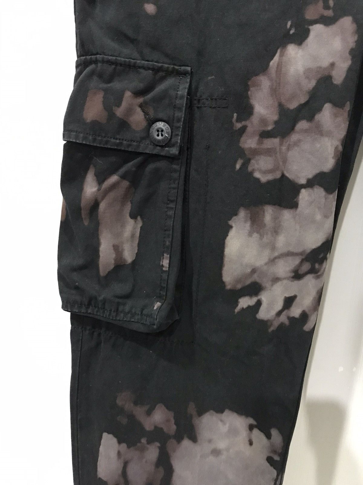 Japanese Brand × Seditionaries XCOMBOX Rare Sick Dope Japan Smoky Acid Wash Cargo Pant Size US 34 / EU 50 - 5 Thumbnail