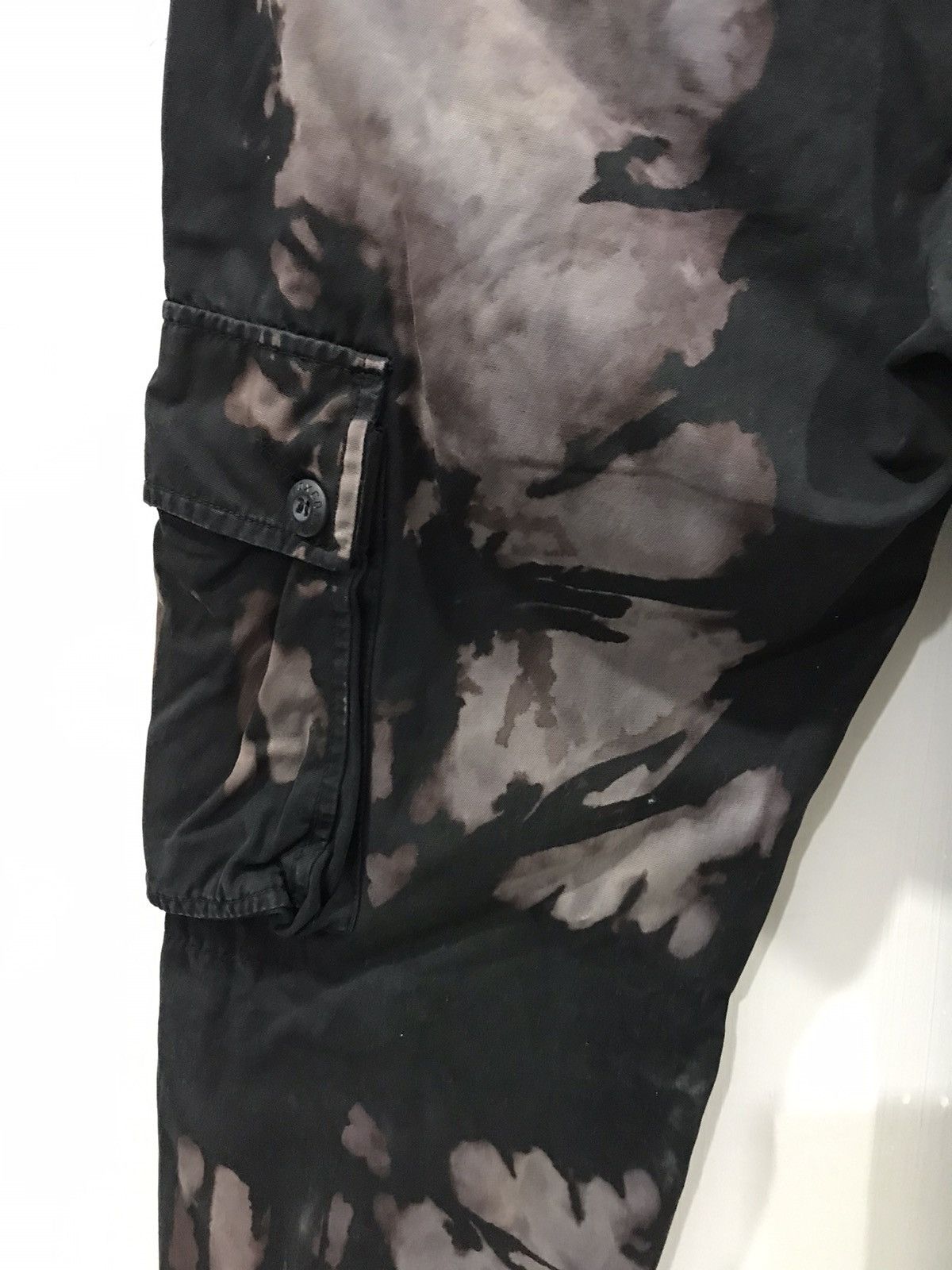 Japanese Brand × Seditionaries XCOMBOX Rare Sick Dope Japan Smoky Acid Wash Cargo Pant Size US 34 / EU 50 - 14 Thumbnail