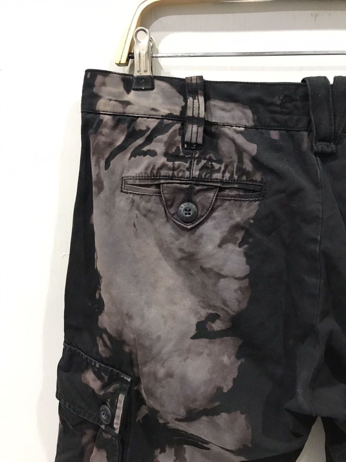 Japanese Brand × Seditionaries XCOMBOX Rare Sick Dope Japan Smoky Acid Wash Cargo Pant Size US 34 / EU 50 - 12 Thumbnail