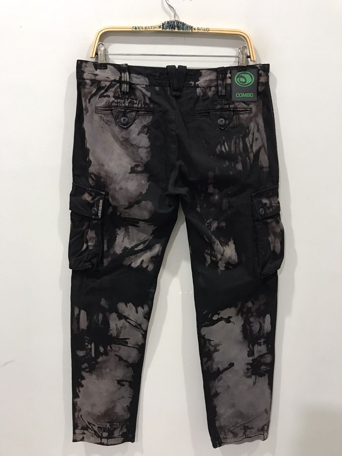 Japanese Brand × Seditionaries XCOMBOX Rare Sick Dope Japan Smoky Acid Wash Cargo Pant Size US 34 / EU 50 - 18 Thumbnail