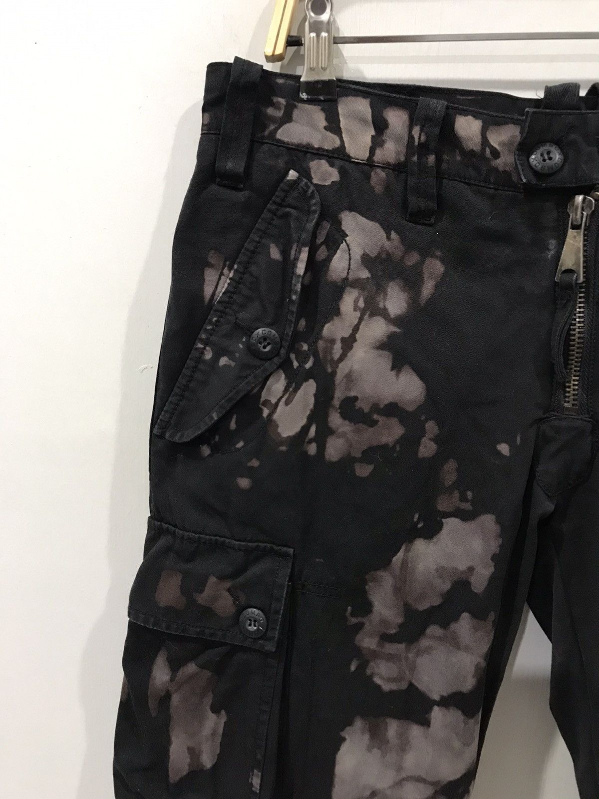 Japanese Brand × Seditionaries XCOMBOX Rare Sick Dope Japan Smoky Acid Wash Cargo Pant Size US 34 / EU 50 - 4 Thumbnail