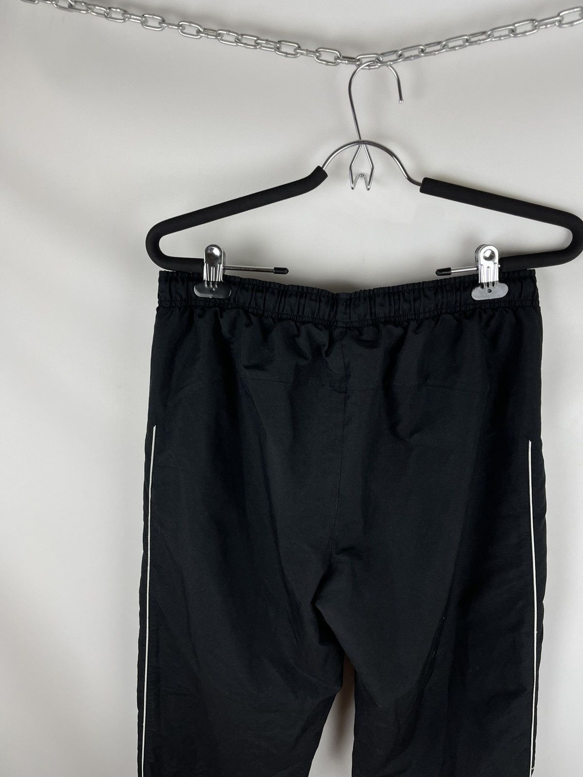 Nike Nike vintage y2k black swoosh embroidered logo track pants Size US 30 / EU 46 - 10 Thumbnail