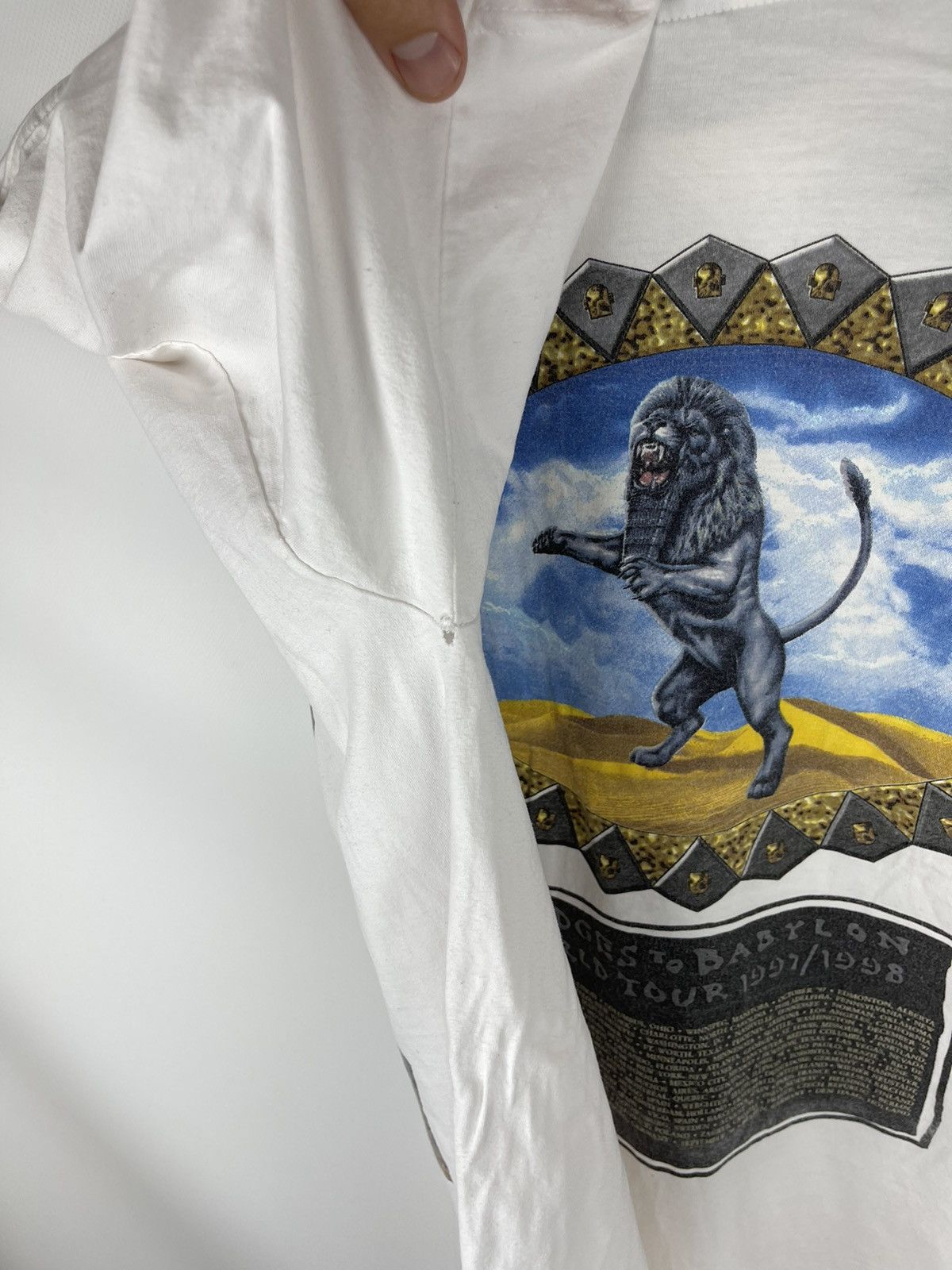 Band Tees × The Rolling Stones × Vintage The Rolling Stones 1997 1998 bridges to Babylon world tour Size US XL / EU 56 / 4 - 11 Thumbnail