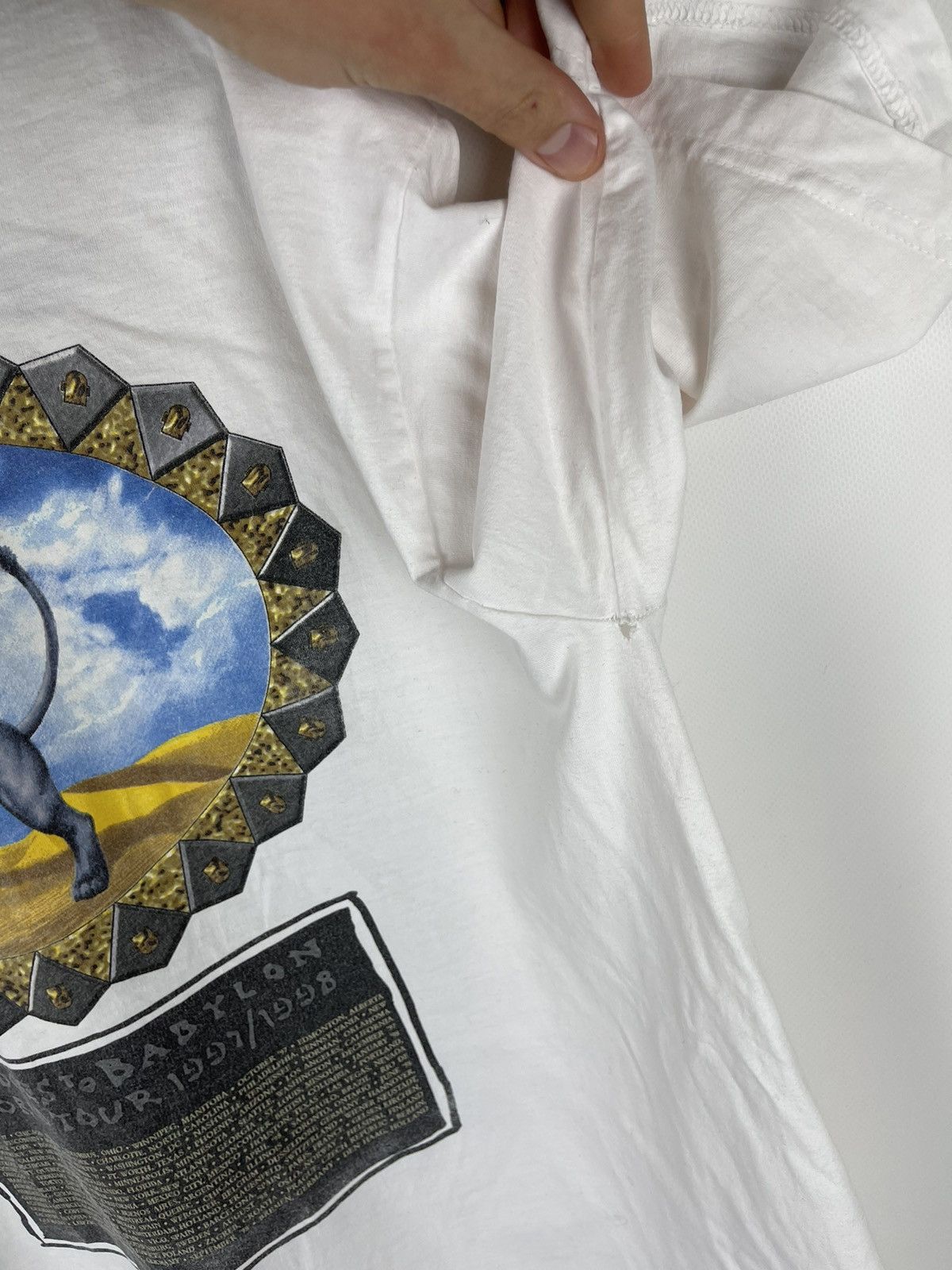 Band Tees × The Rolling Stones × Vintage The Rolling Stones 1997 1998 bridges to Babylon world tour Size US XL / EU 56 / 4 - 10 Thumbnail