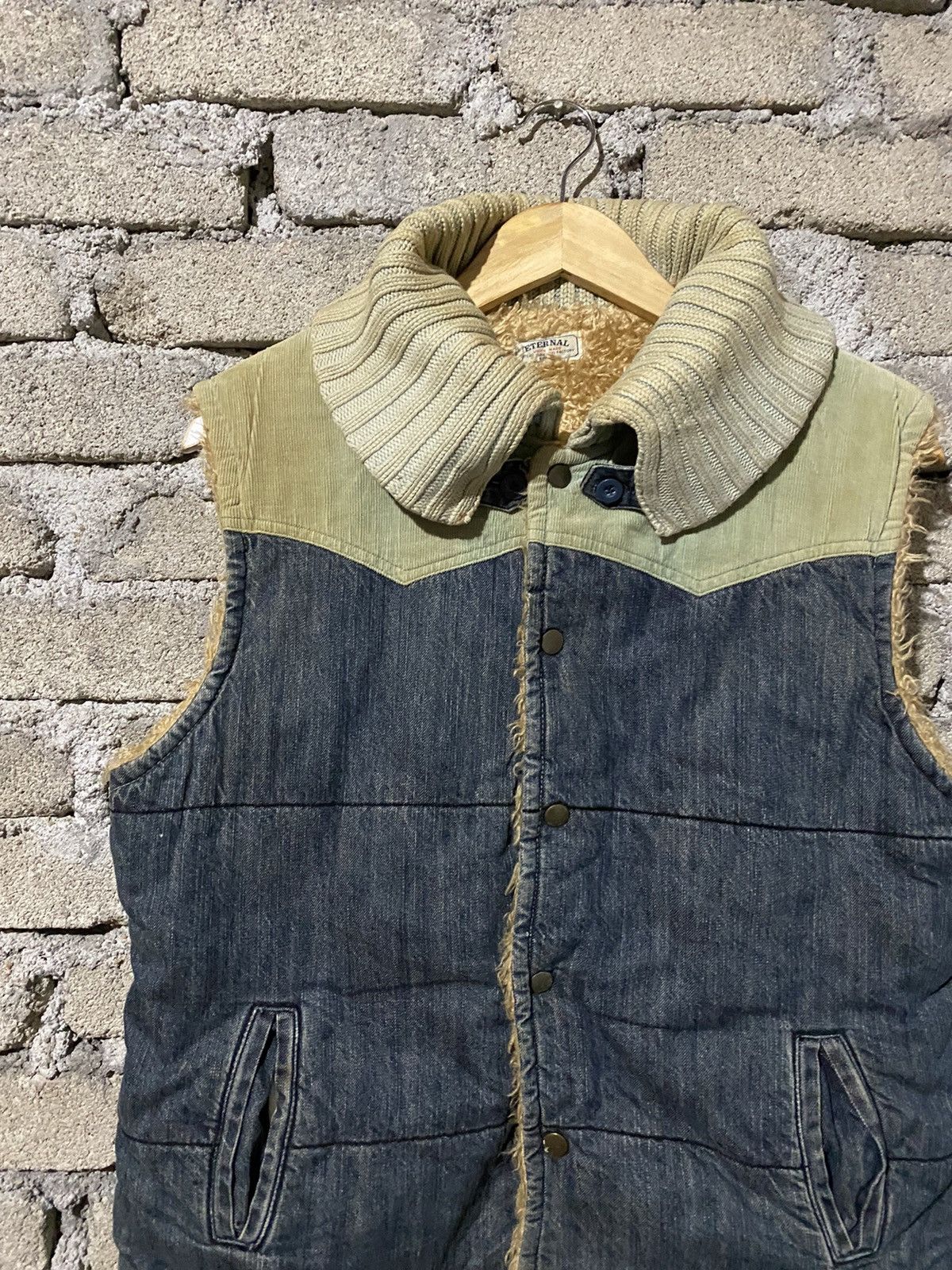 Eternal × Japanese Brand Vintage Eternal Japan Denim Sherpa Lined Kurashiki Factory Size US M / EU 48-50 / 2 - 5 Thumbnail