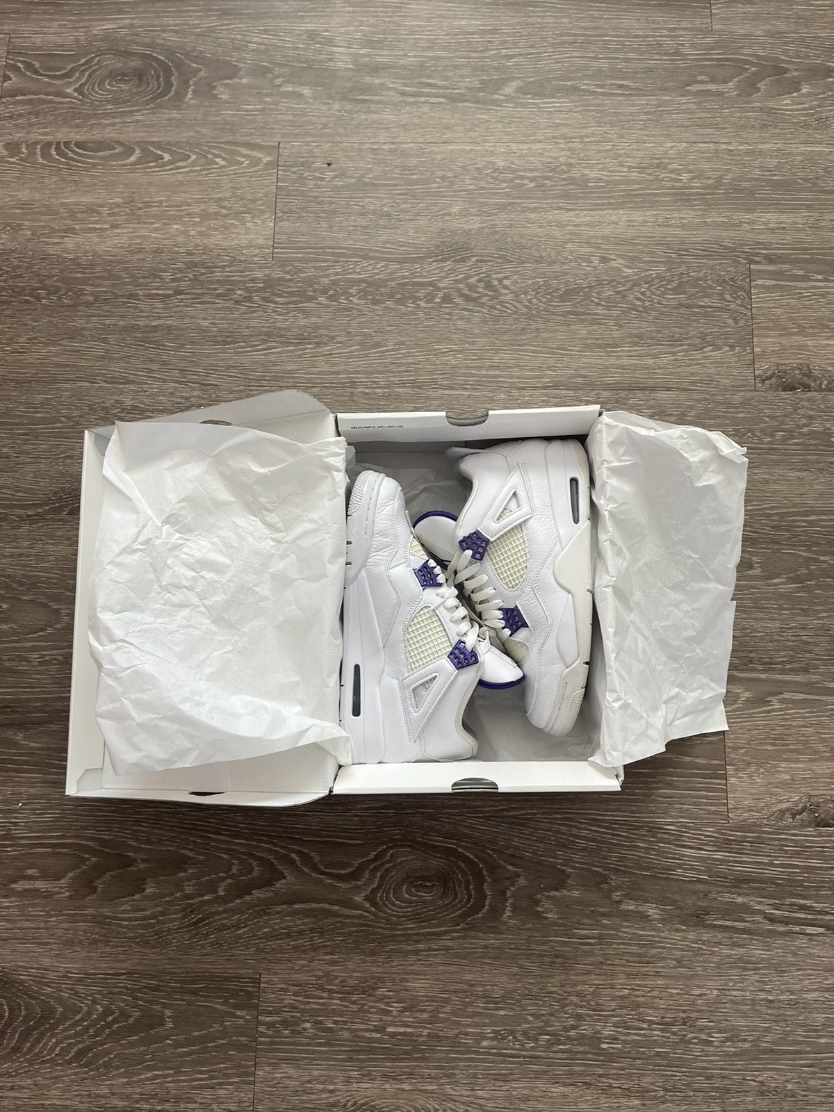 Jordan Brand Air Jordan 4 Retro Court Purple Size US 10 / EU 43 - 3 Thumbnail
