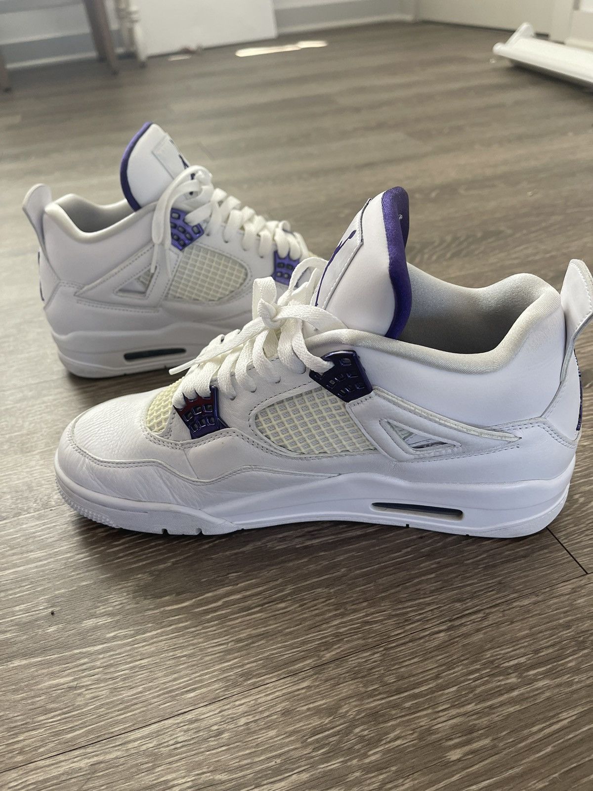 Jordan Brand Air Jordan 4 Retro Court Purple Size US 10 / EU 43 - 6 Thumbnail