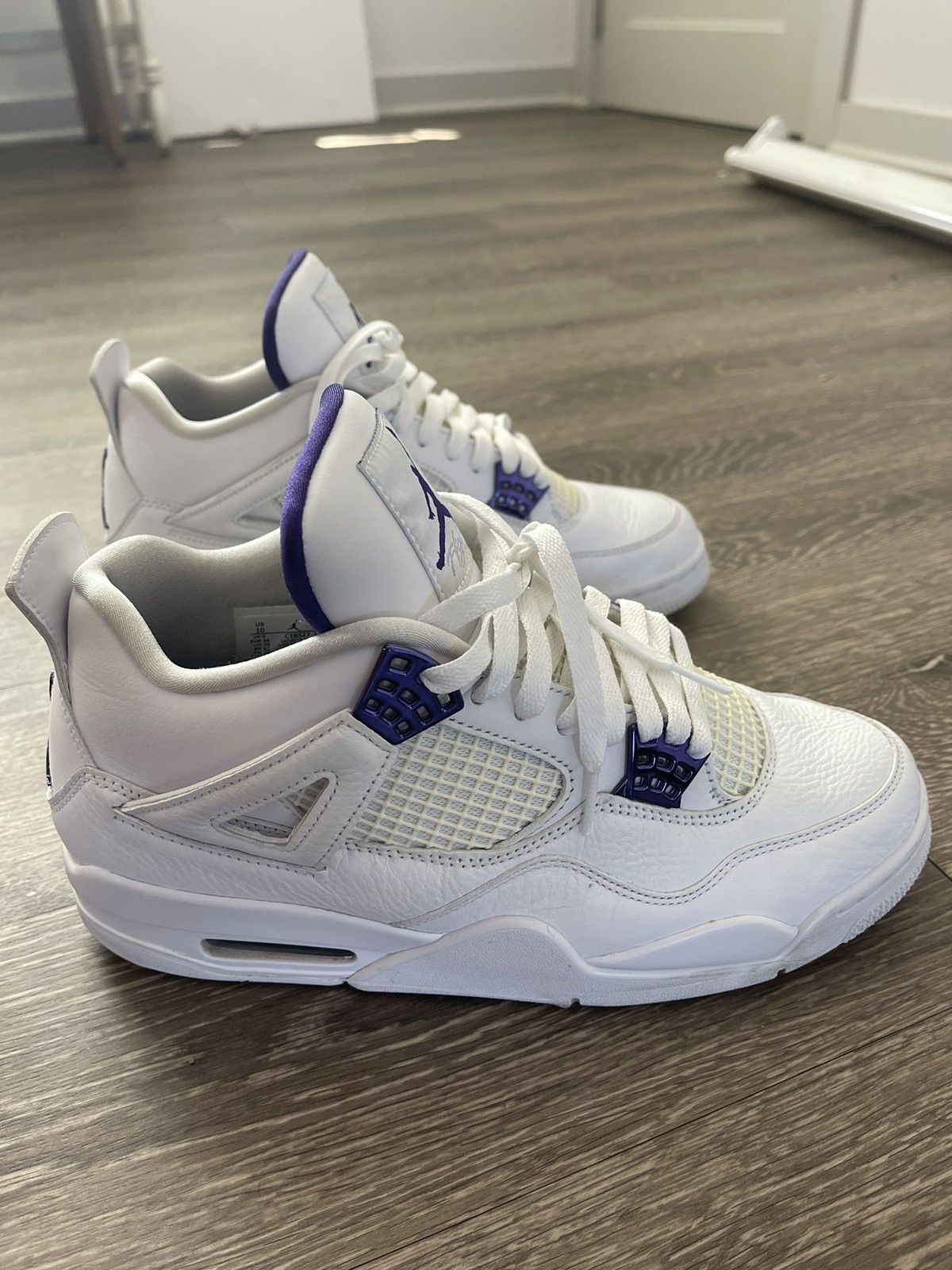 Jordan Brand Air Jordan 4 Retro Court Purple Size US 10 / EU 43 - 5 Thumbnail