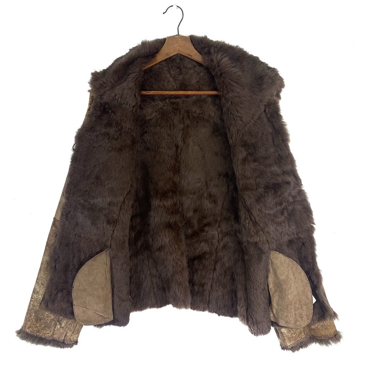Genuine Leather Vintage ShepSkin Wool Rare Designer Jacket Size US M / EU 48-50 / 2 - 5 Thumbnail