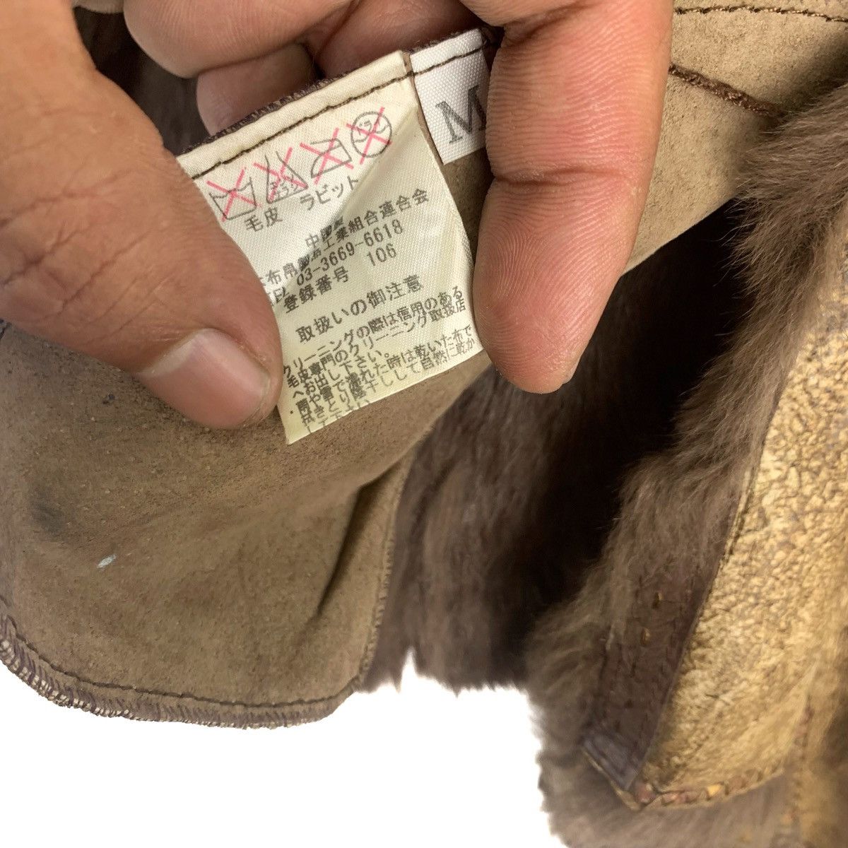 Genuine Leather Vintage ShepSkin Wool Rare Designer Jacket Size US M / EU 48-50 / 2 - 7 Thumbnail