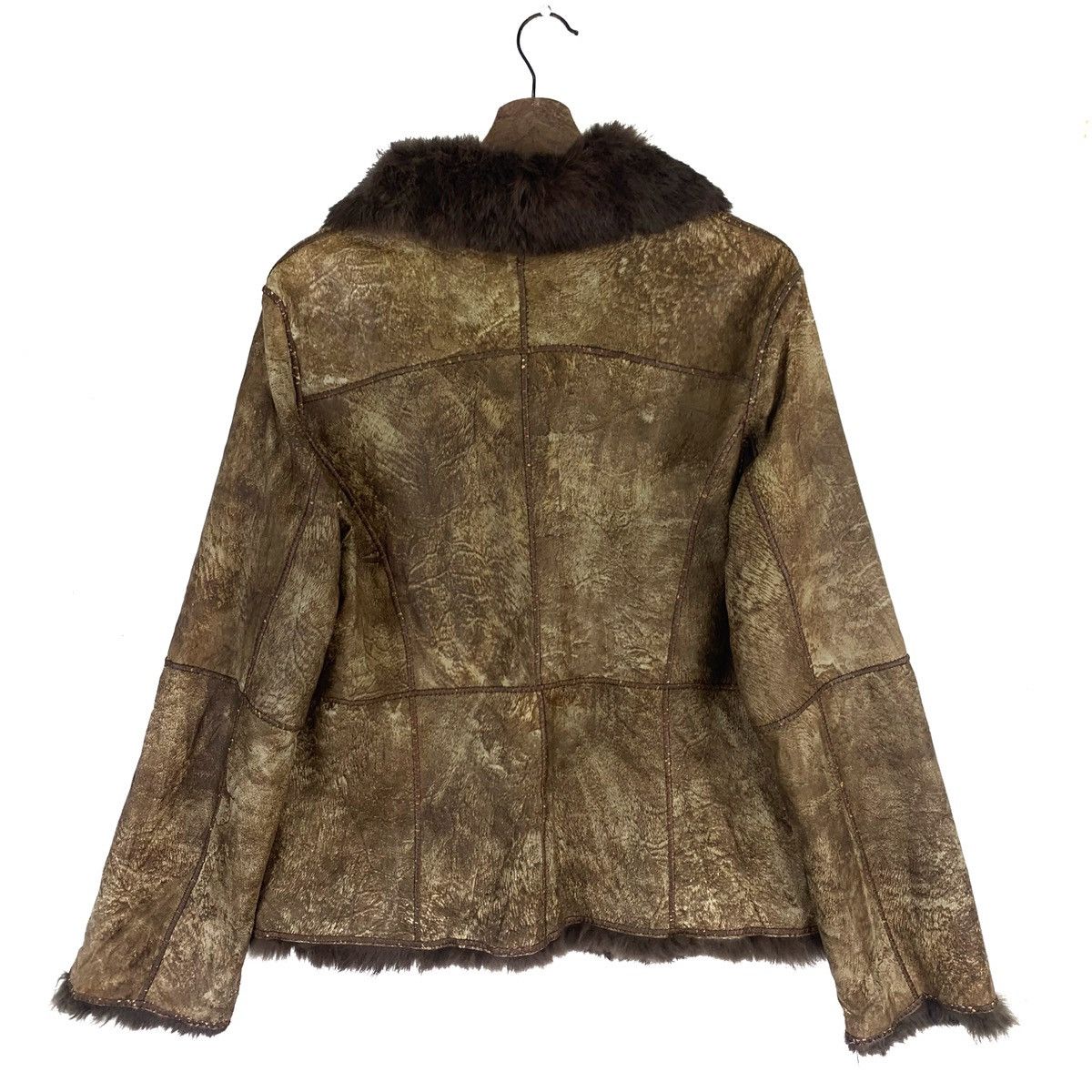 Genuine Leather Vintage ShepSkin Wool Rare Designer Jacket Size US M / EU 48-50 / 2 - 6 Thumbnail
