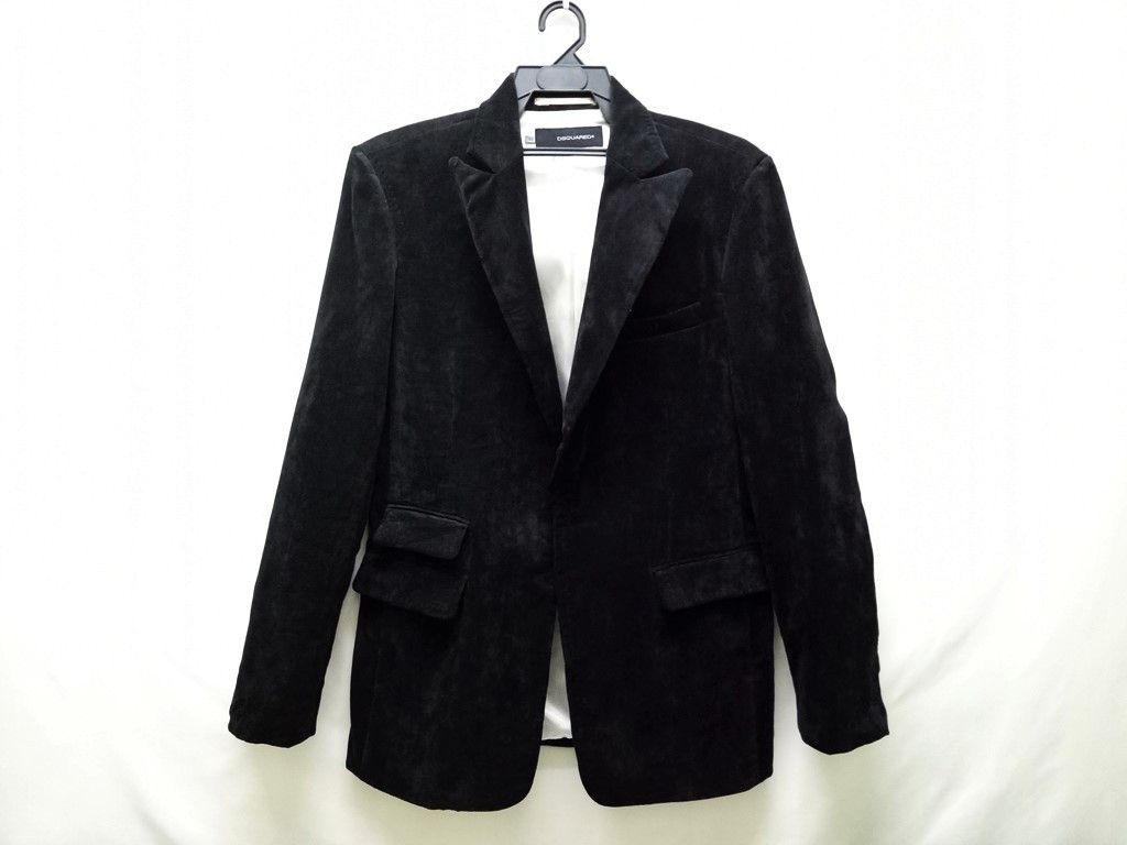 Dsquared2 🔥Made in Italy Dsquared² Velvet Jacket Coat Rare Design Size US L / EU 52-54 / 3 - 1 Thumbnail