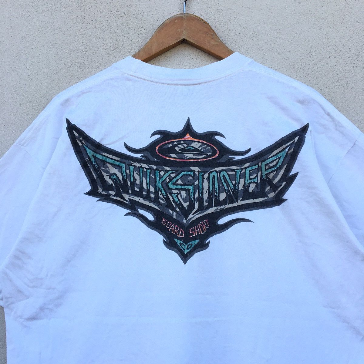 Quiksilver Vintage 90s QUIKSILVER SURF BOARD BIG LOGO T-shirt Size US XL / EU 56 / 4 - 2 Thumbnail
