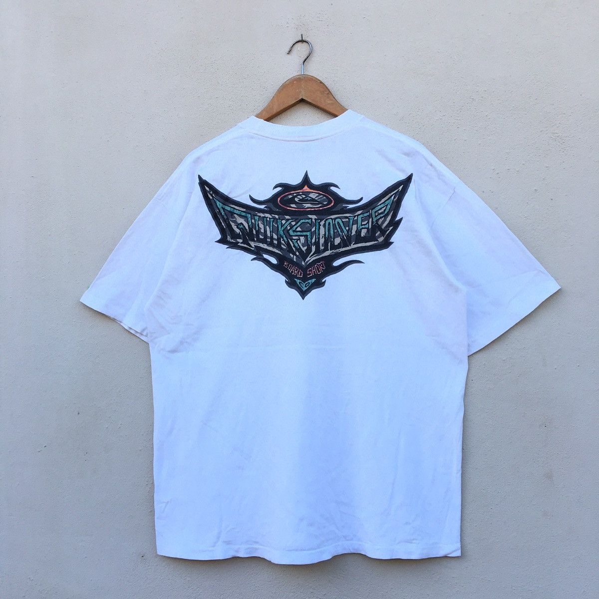 Quiksilver Vintage 90s QUIKSILVER SURF BOARD BIG LOGO T-shirt Size US XL / EU 56 / 4 - 1 Thumbnail