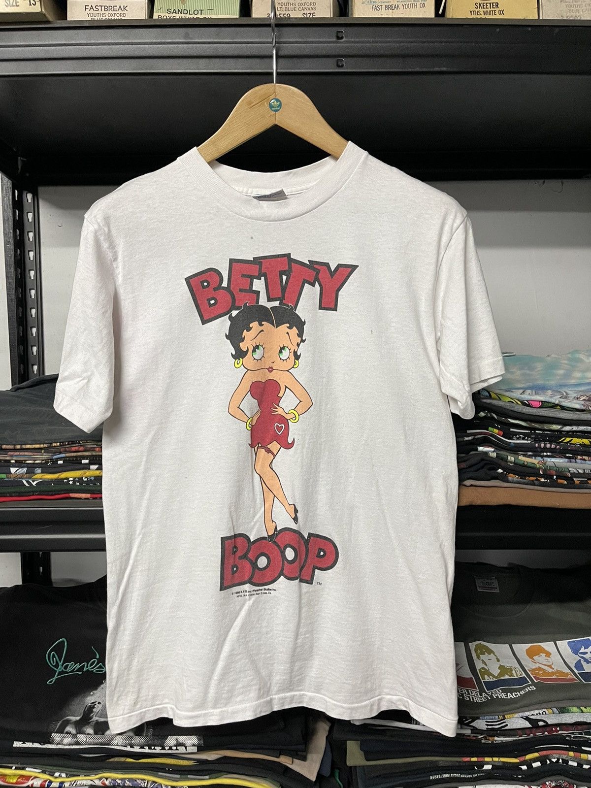 Fruit Of The Loom VTG Betty Boop 'Hula Boop' Hawaii Sunset